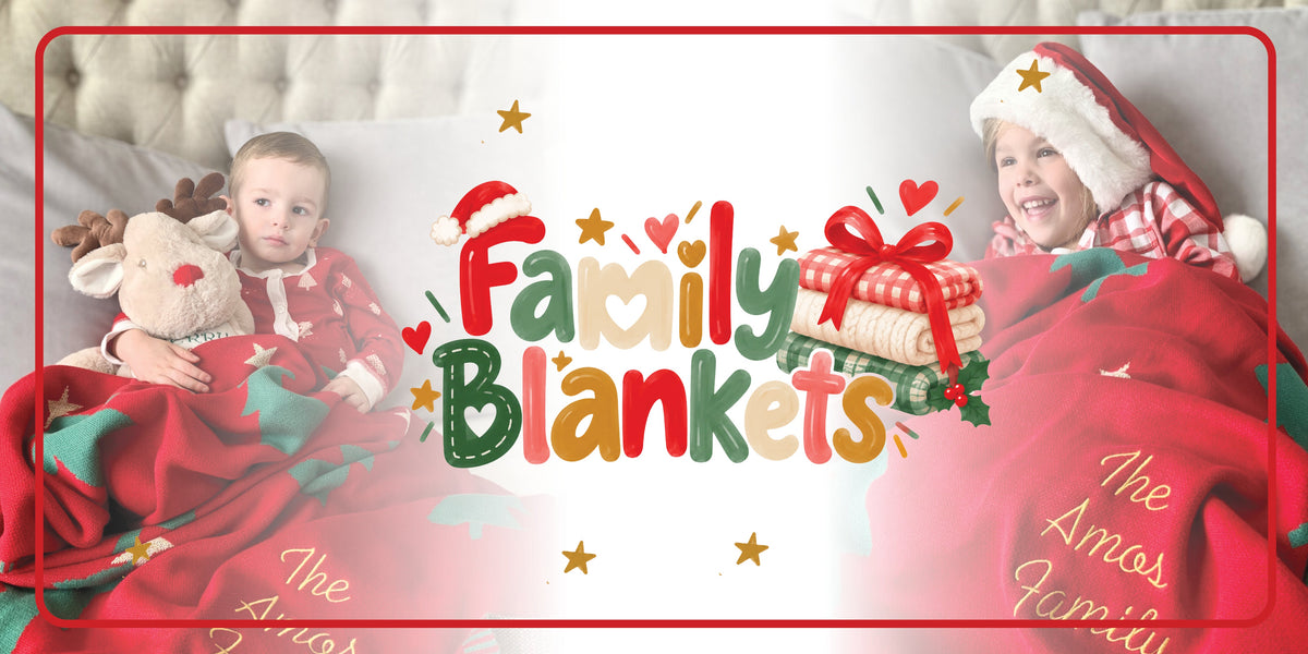 Christmas Family Blankets