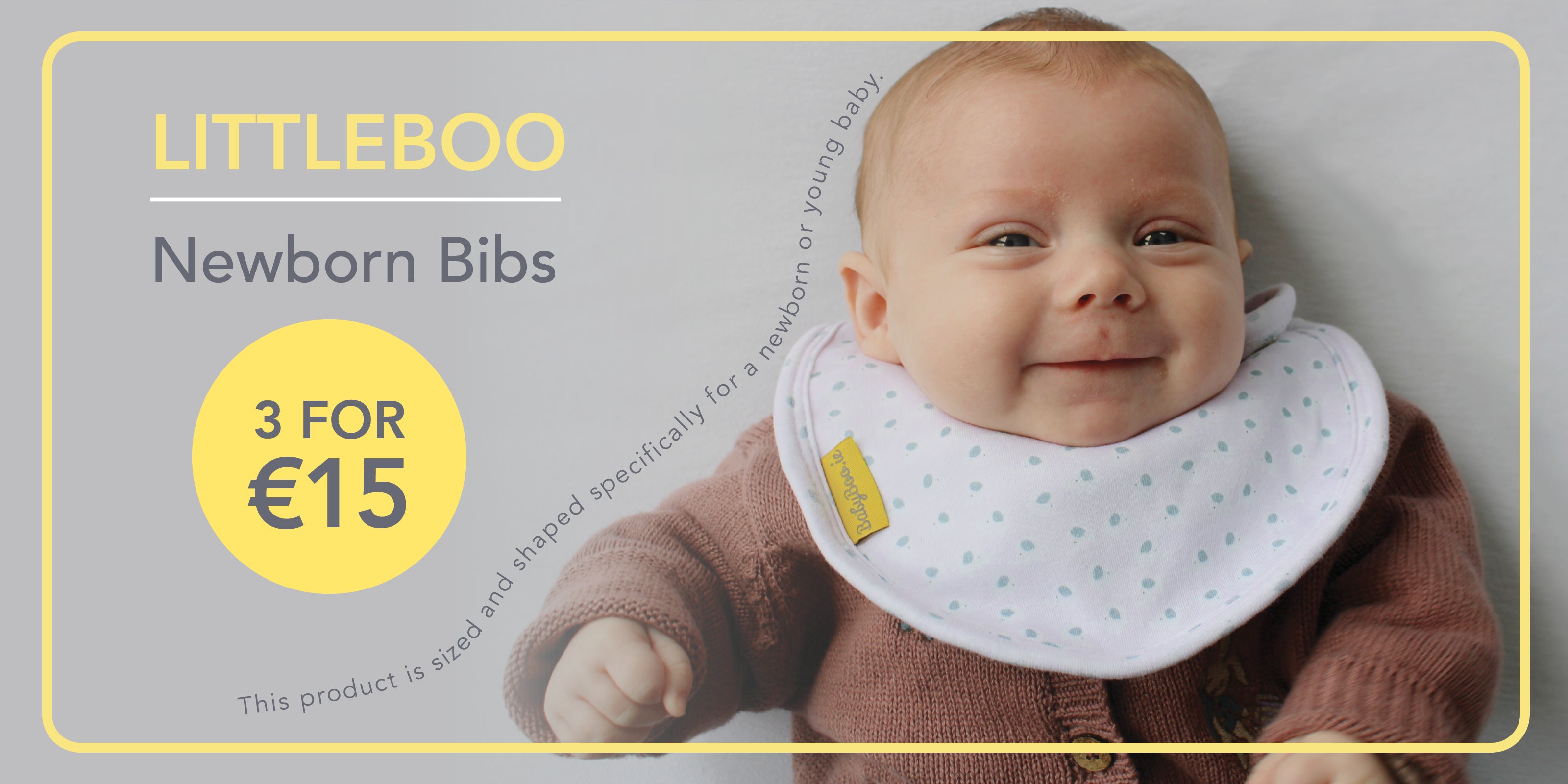 LittleBoo Newborn Bibs