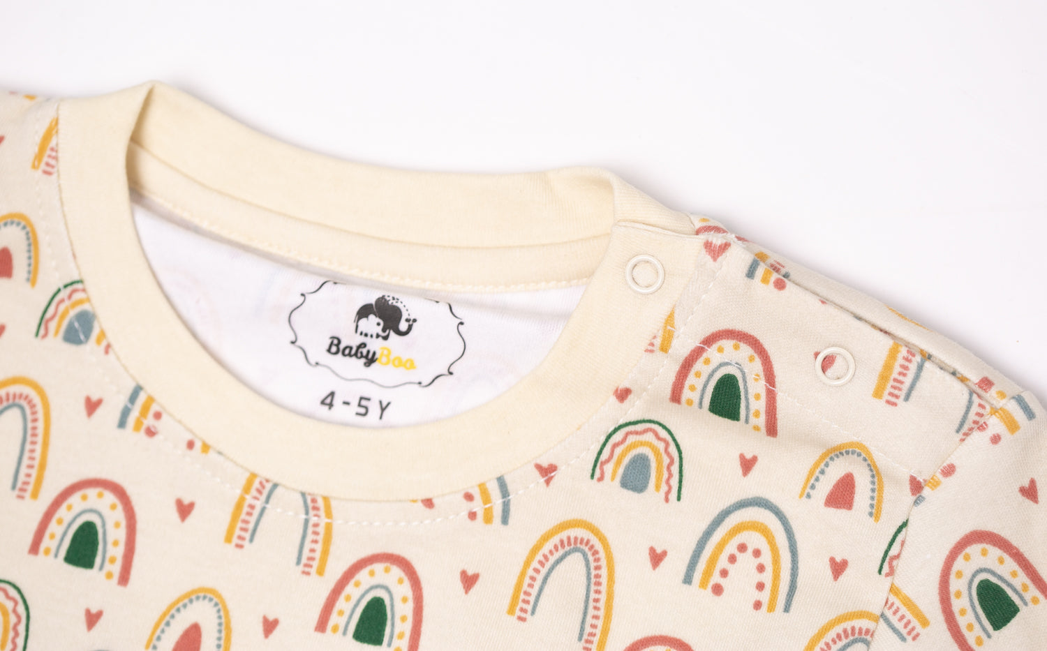 Boho Rainbows organic cotton loungewear set