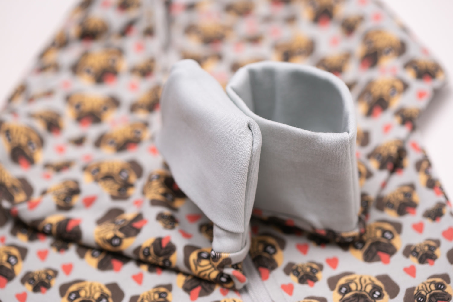 Puppy Love organic cotton ZippyBoo suit