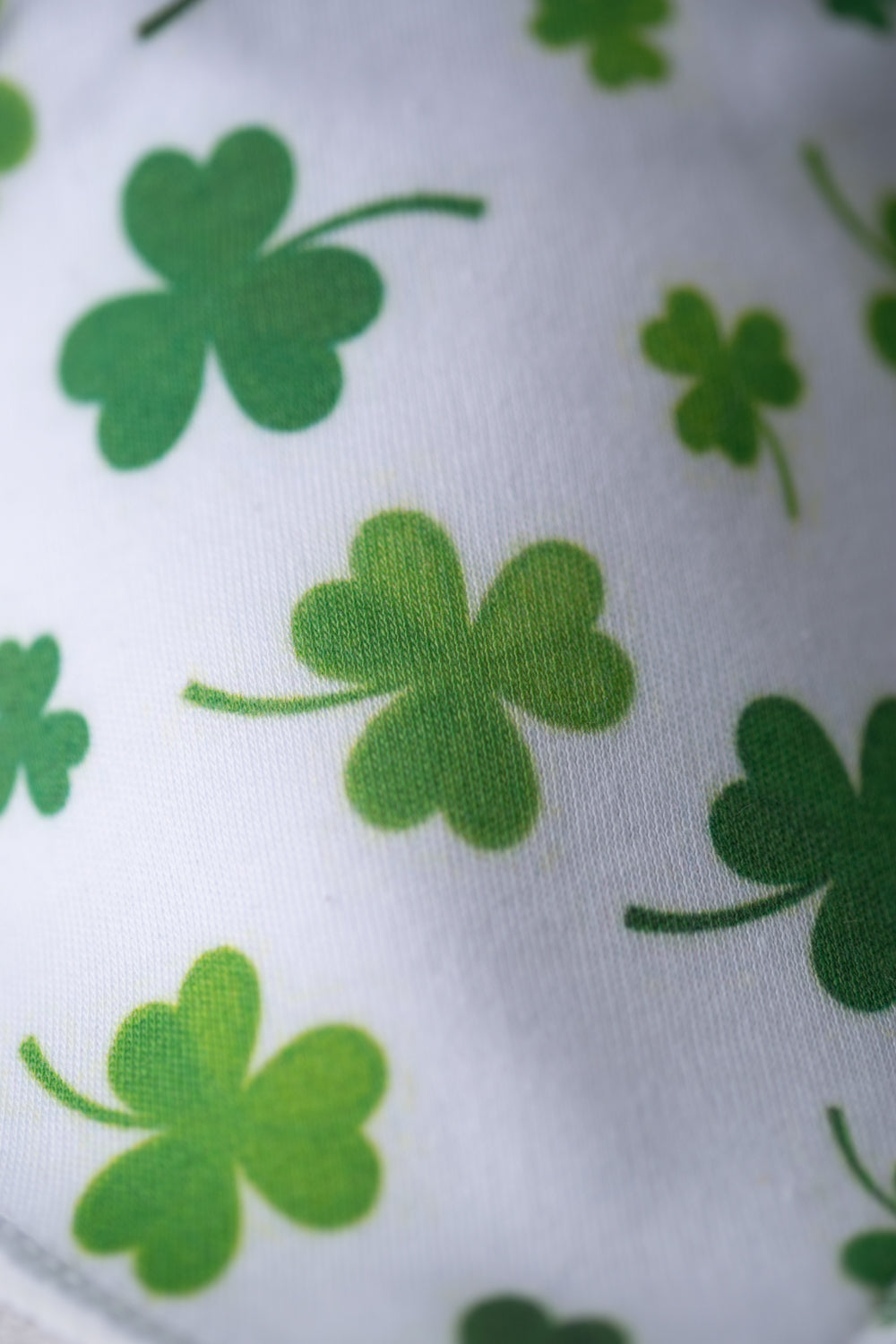 Shamrocks organic cotton DribbleBoo bandana bib