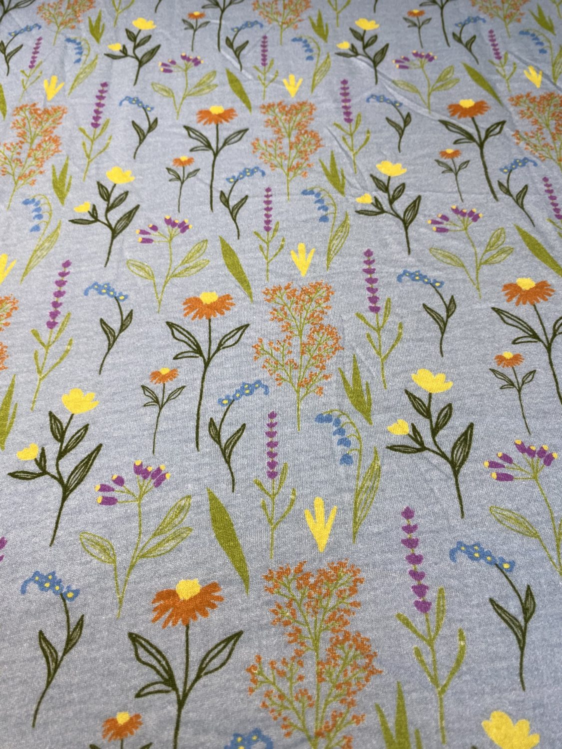 Wildflowers organic cotton BeddyBoo fitted sheet