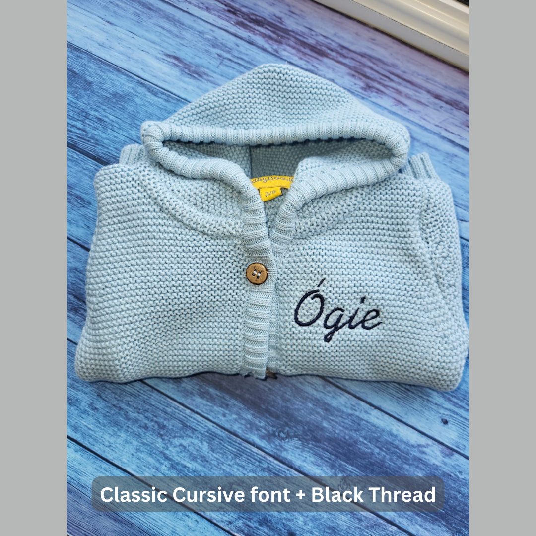 Mint organic cotton hoodie