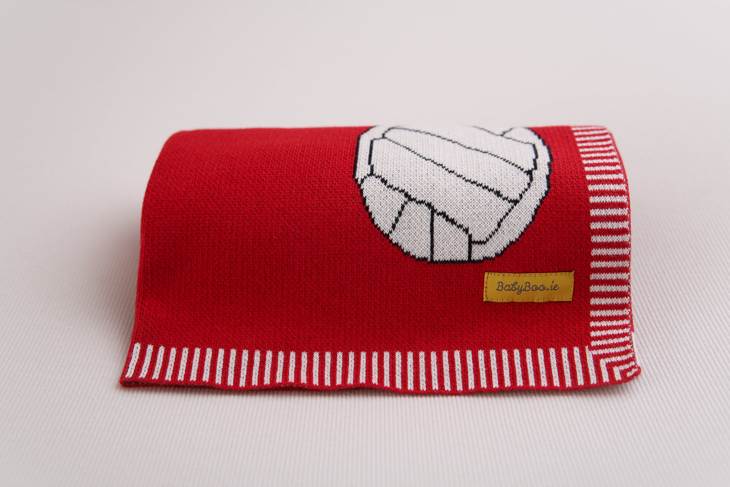 Red Gaelic Football Organic Cotton BlankieBoo blanket