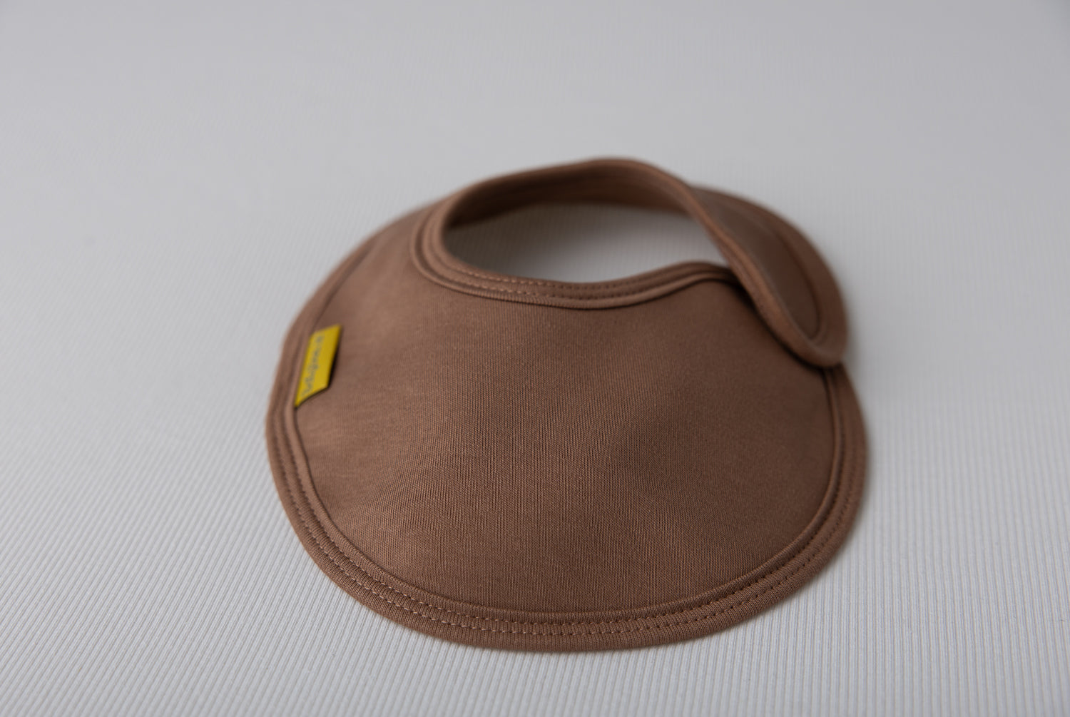 Just mocha organic cotton LittleBoo baby bib