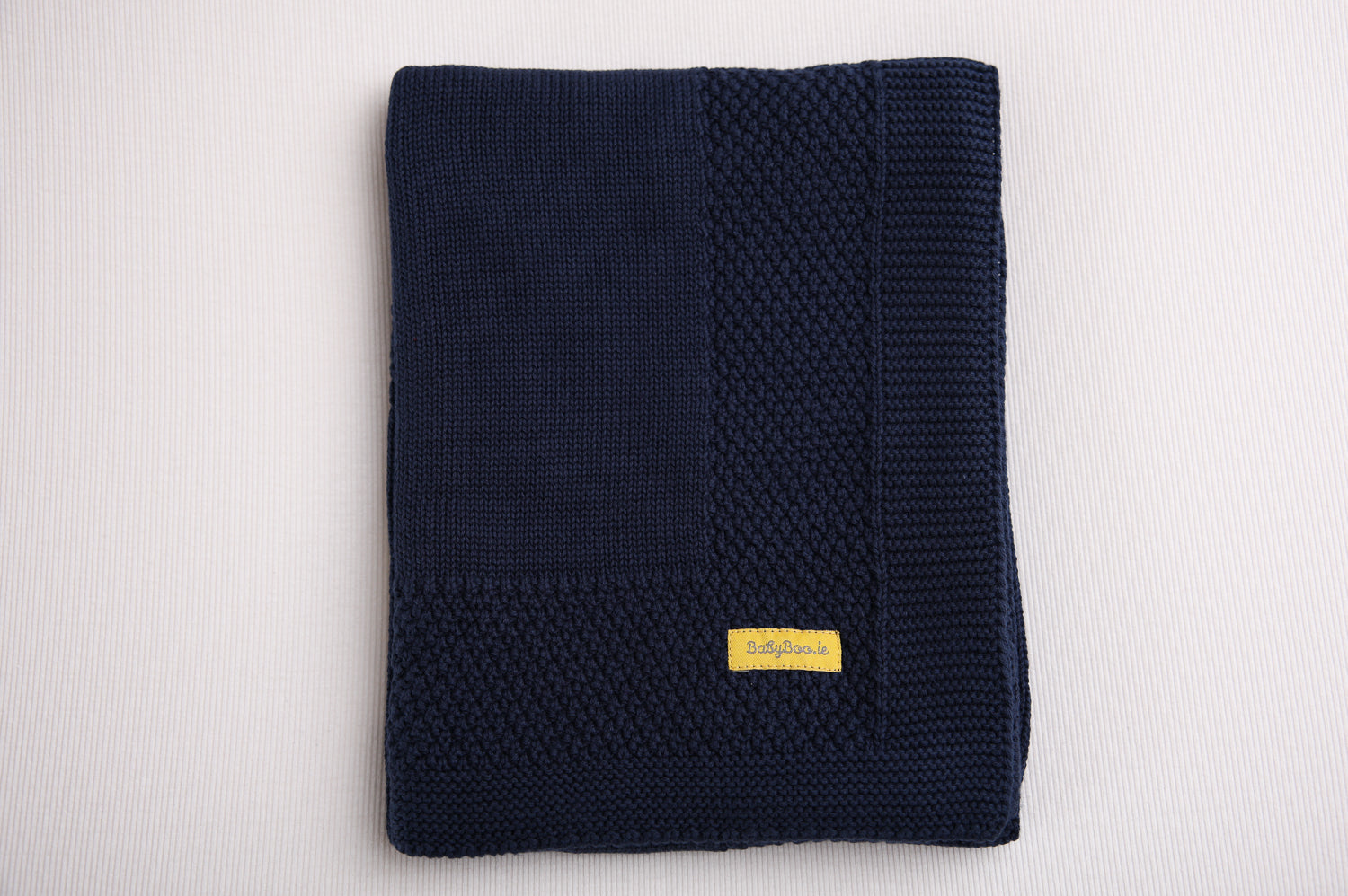 Organic cotton beautiful navy BlankieBoo