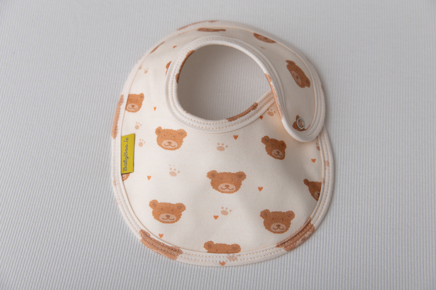 Teddies organic cotton LittleBoo baby bib
