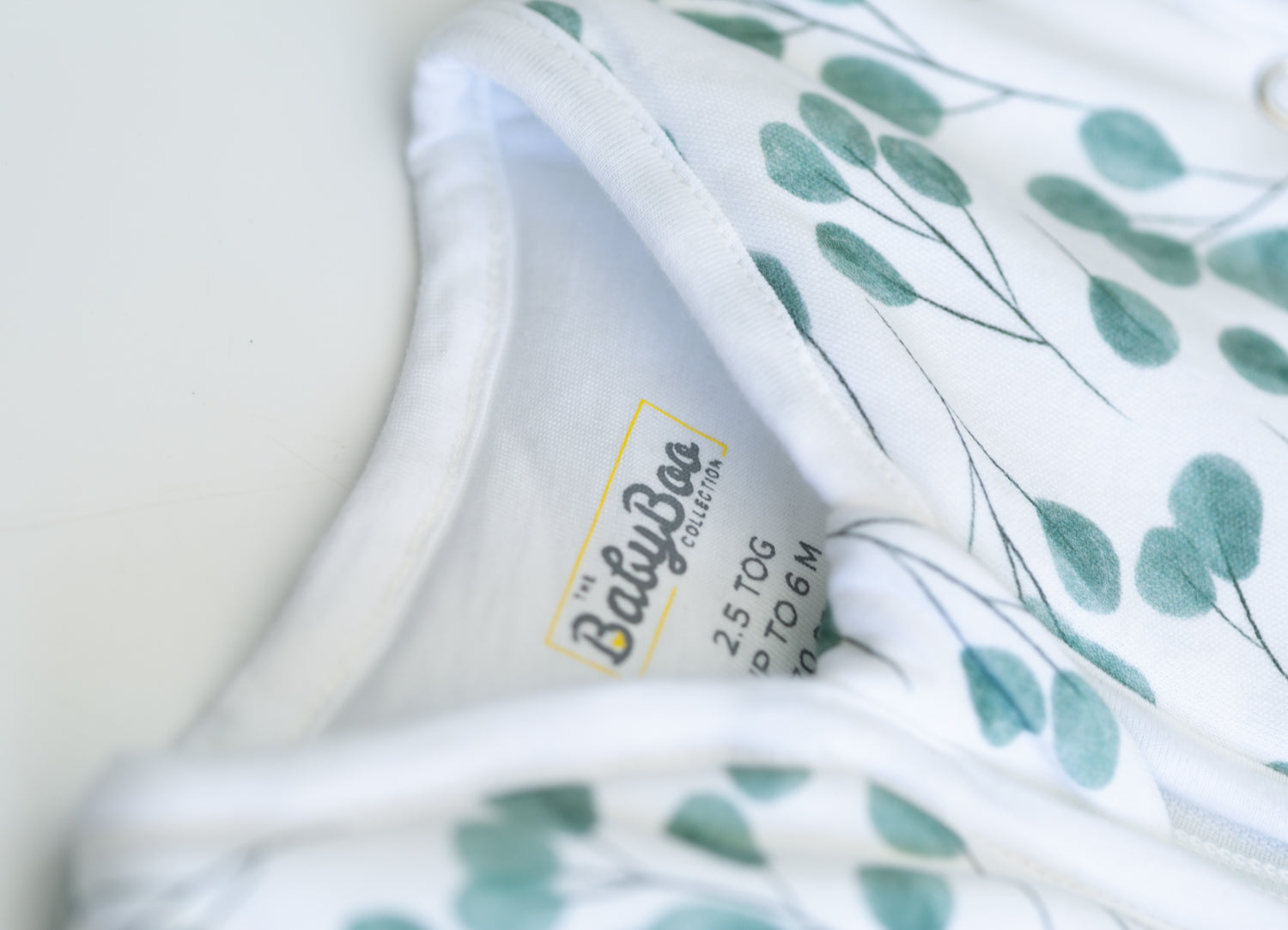 Eucalyptus organic cotton SnuggleBoo sleeping bag (2.5 tog)