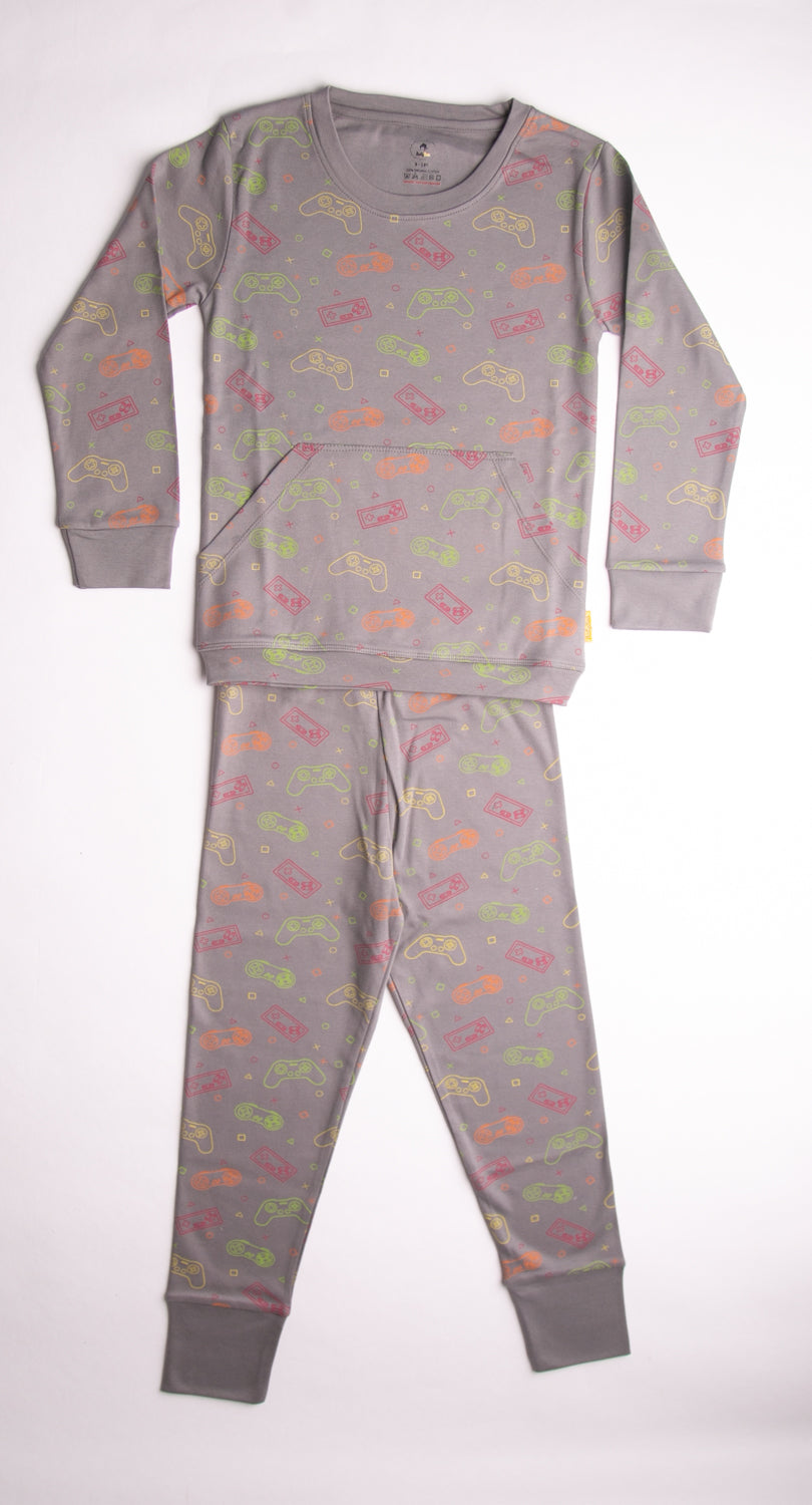 Gaming organic cotton loungewear set