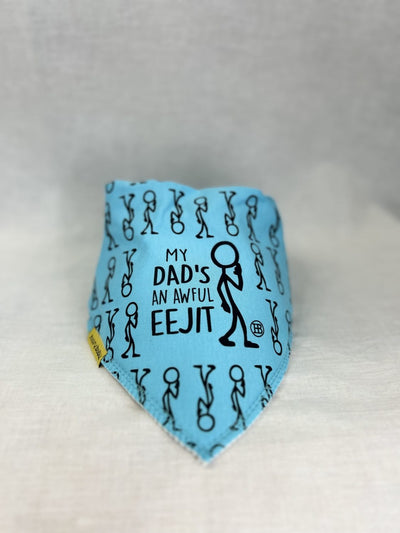 Awful Eejit organic cotton DribbleBoo bandana bib