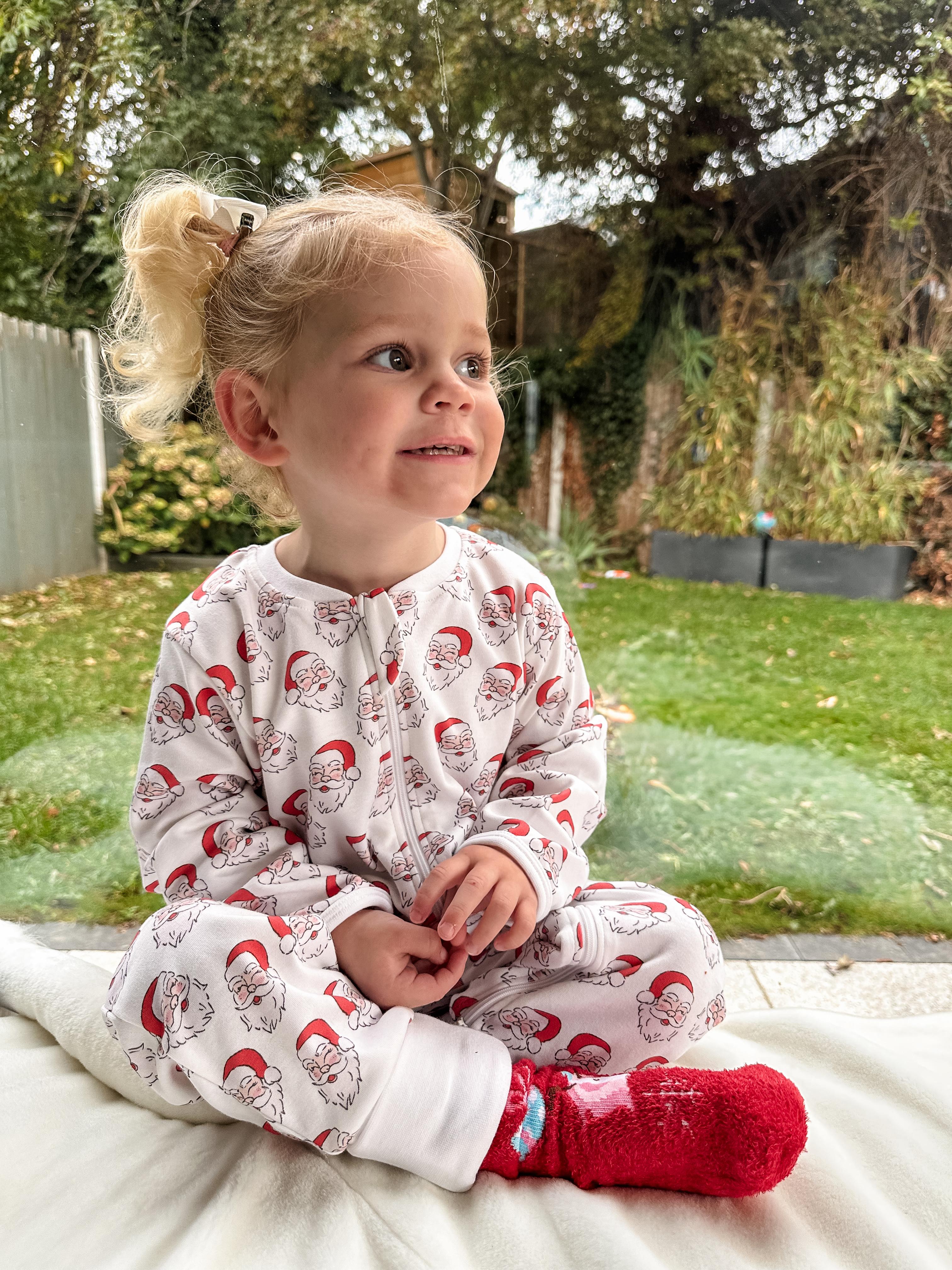 Claus organic cotton ZippyBoo suit