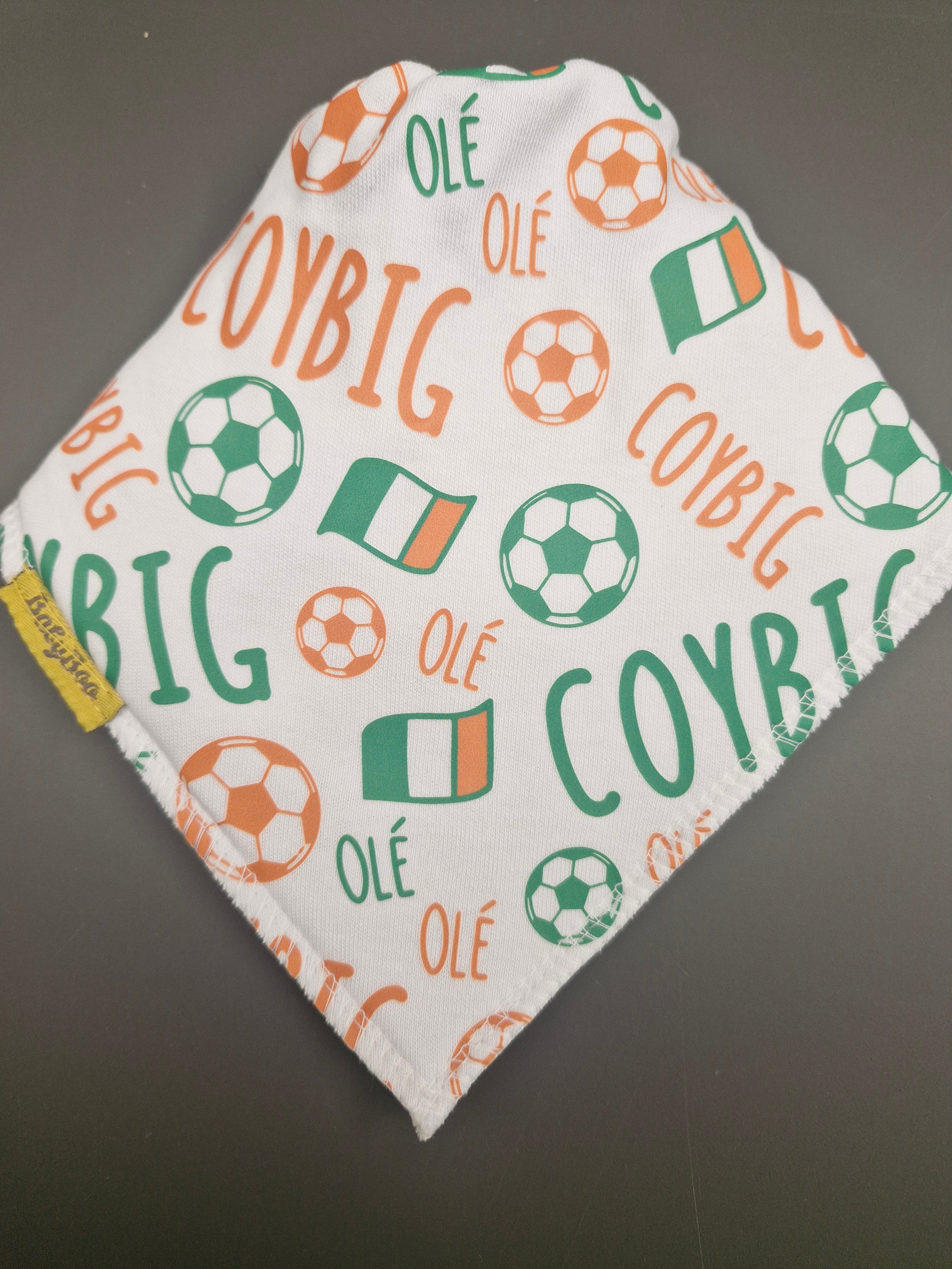Irish Supporter organic cotton DribbleBoo bandana bib