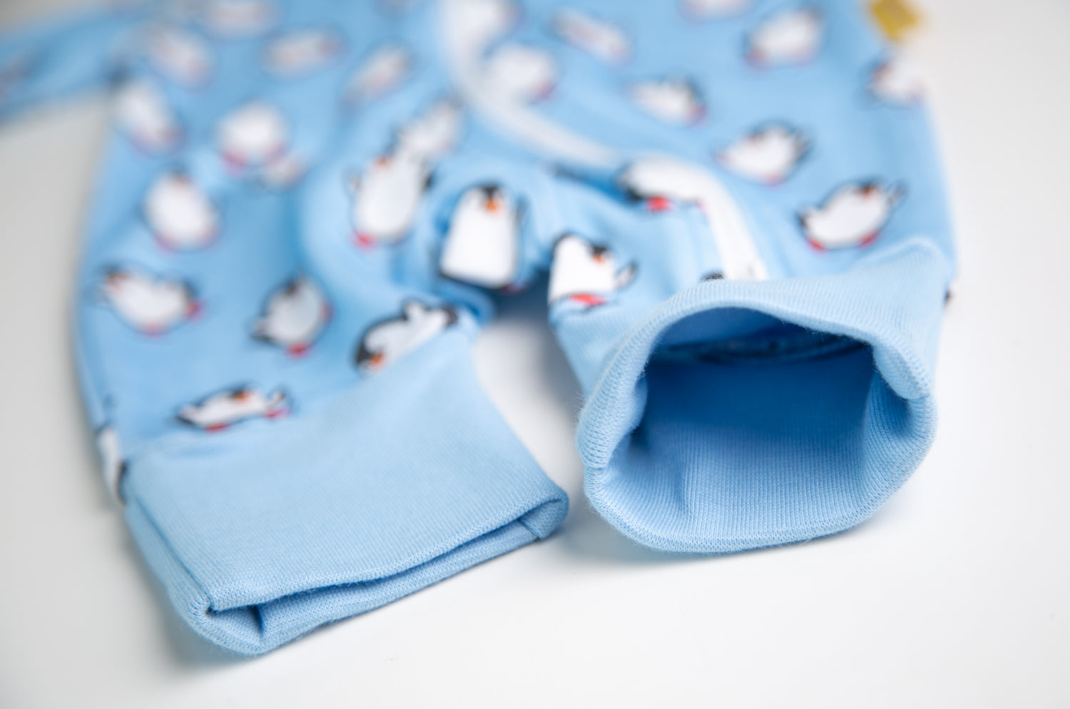 Penguins organic cotton ZippyBoo suit