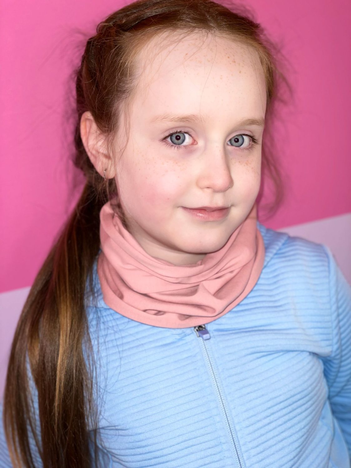 Rose organic cotton BooLoop Scarf