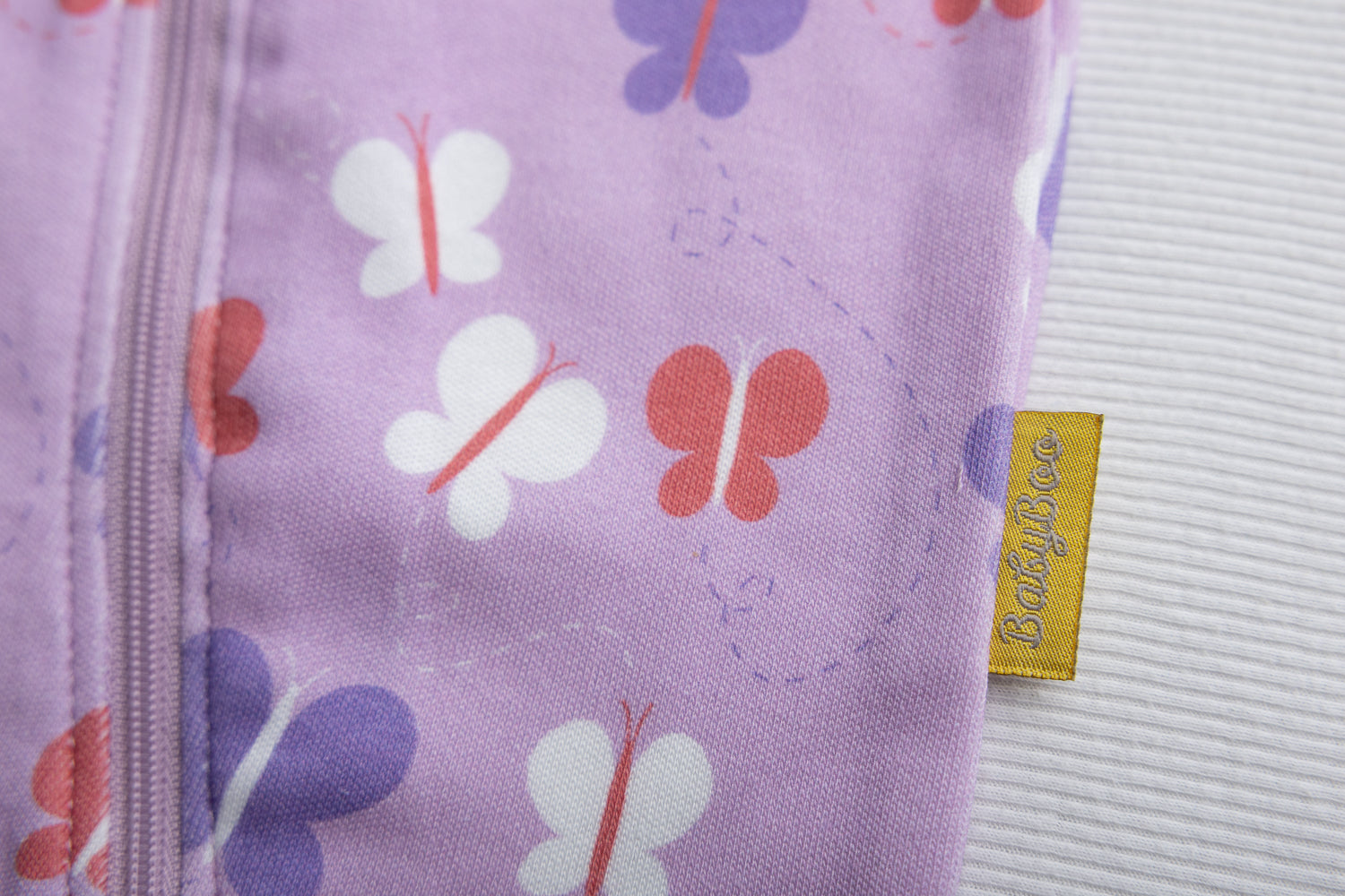 Butterflies organic cotton ZippyBoo suit