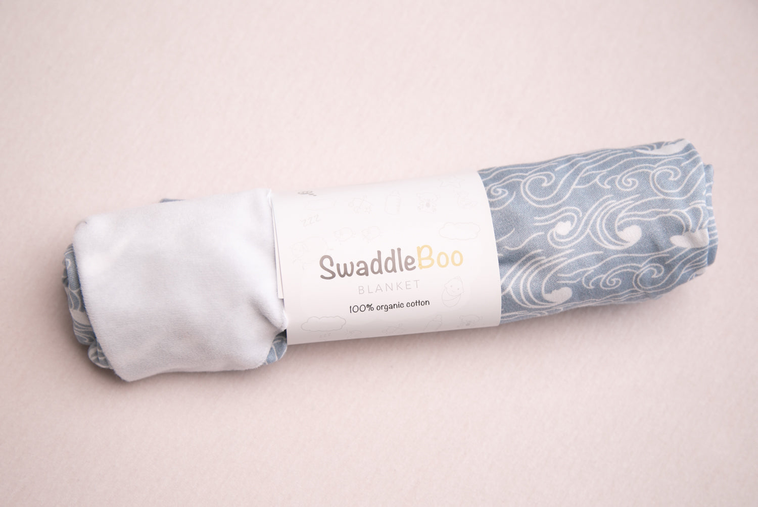 Waves organic cotton SwaddleBoo