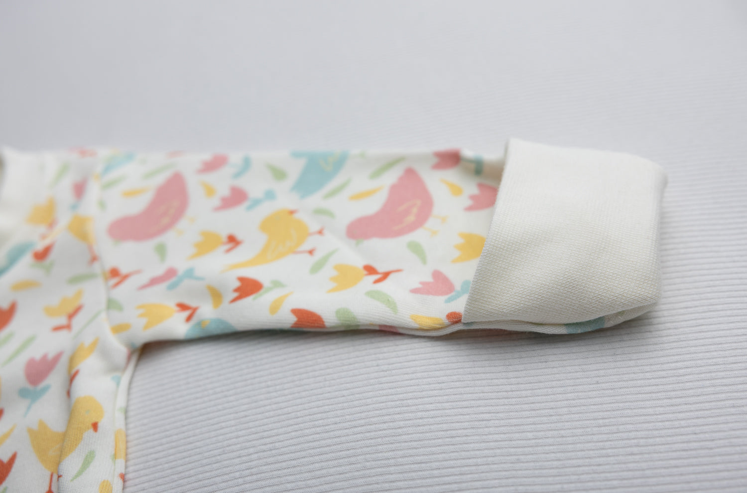 Spring Chicks organic cotton ZippyBoo suit