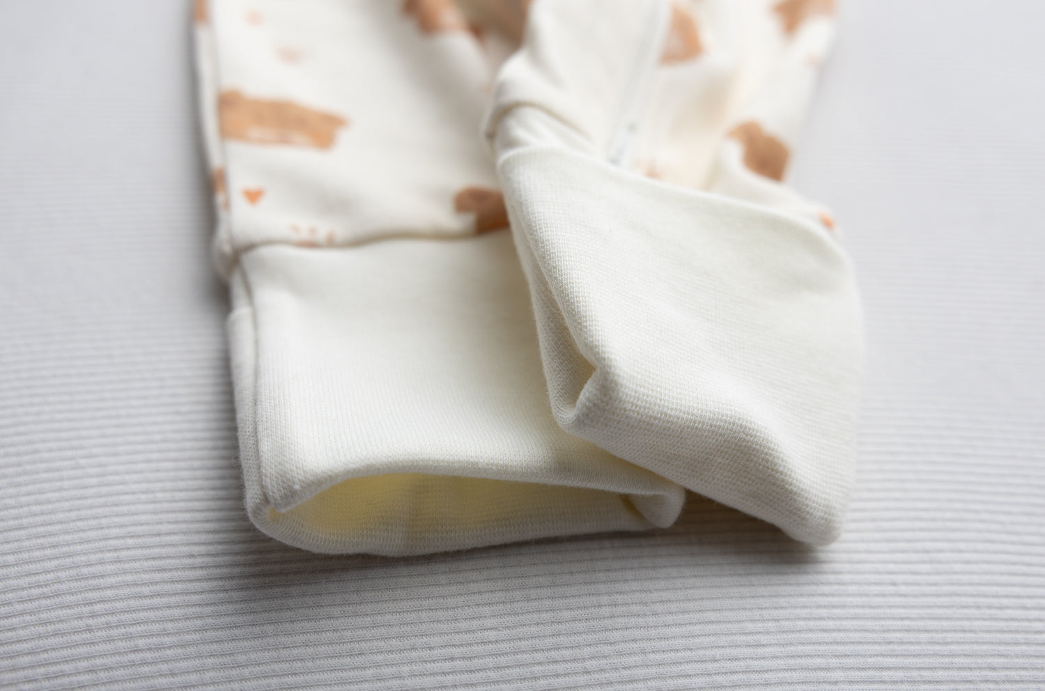 Lovely Teddy bears organic cotton ZippyBoo suit