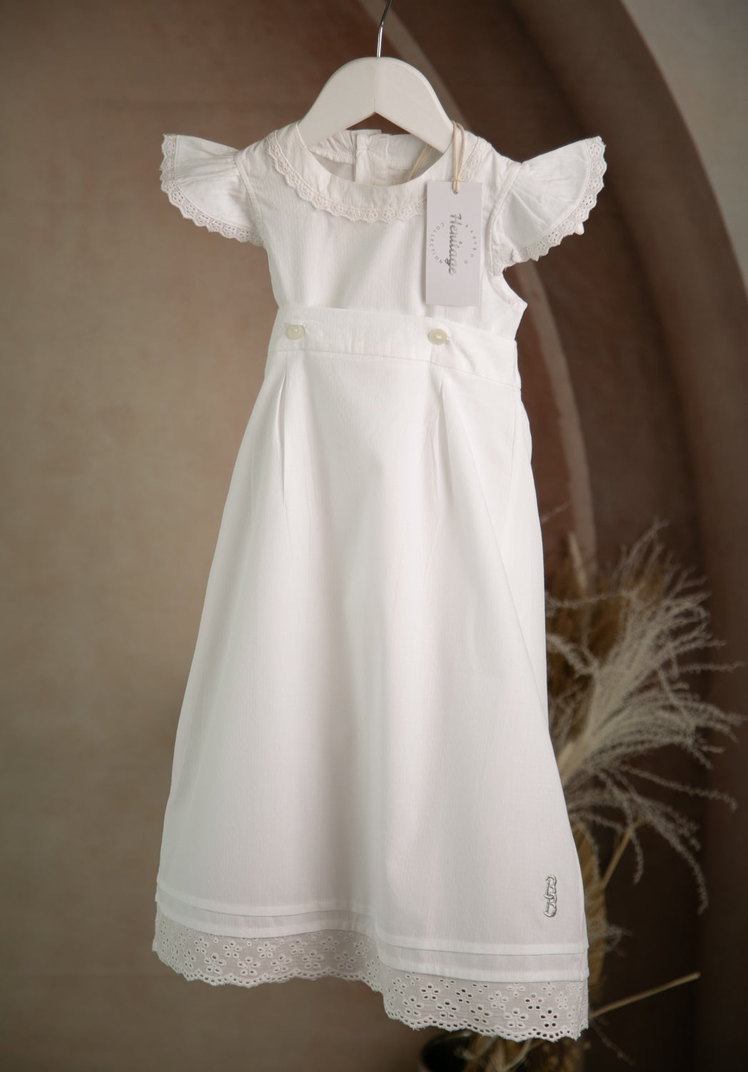 Classic style dress with detachable full length skirt (Clodagh)