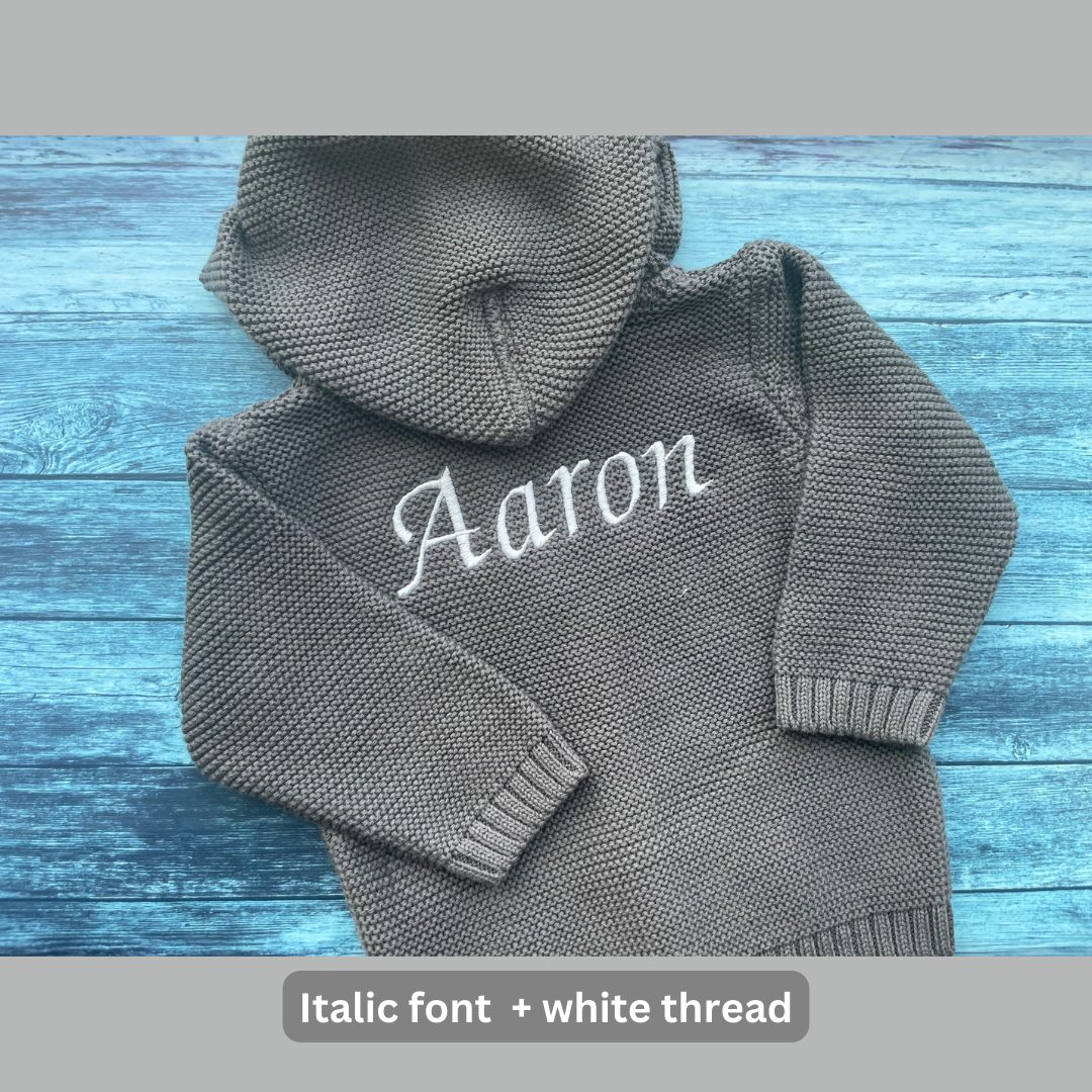 Charcoal organic cotton hoodie