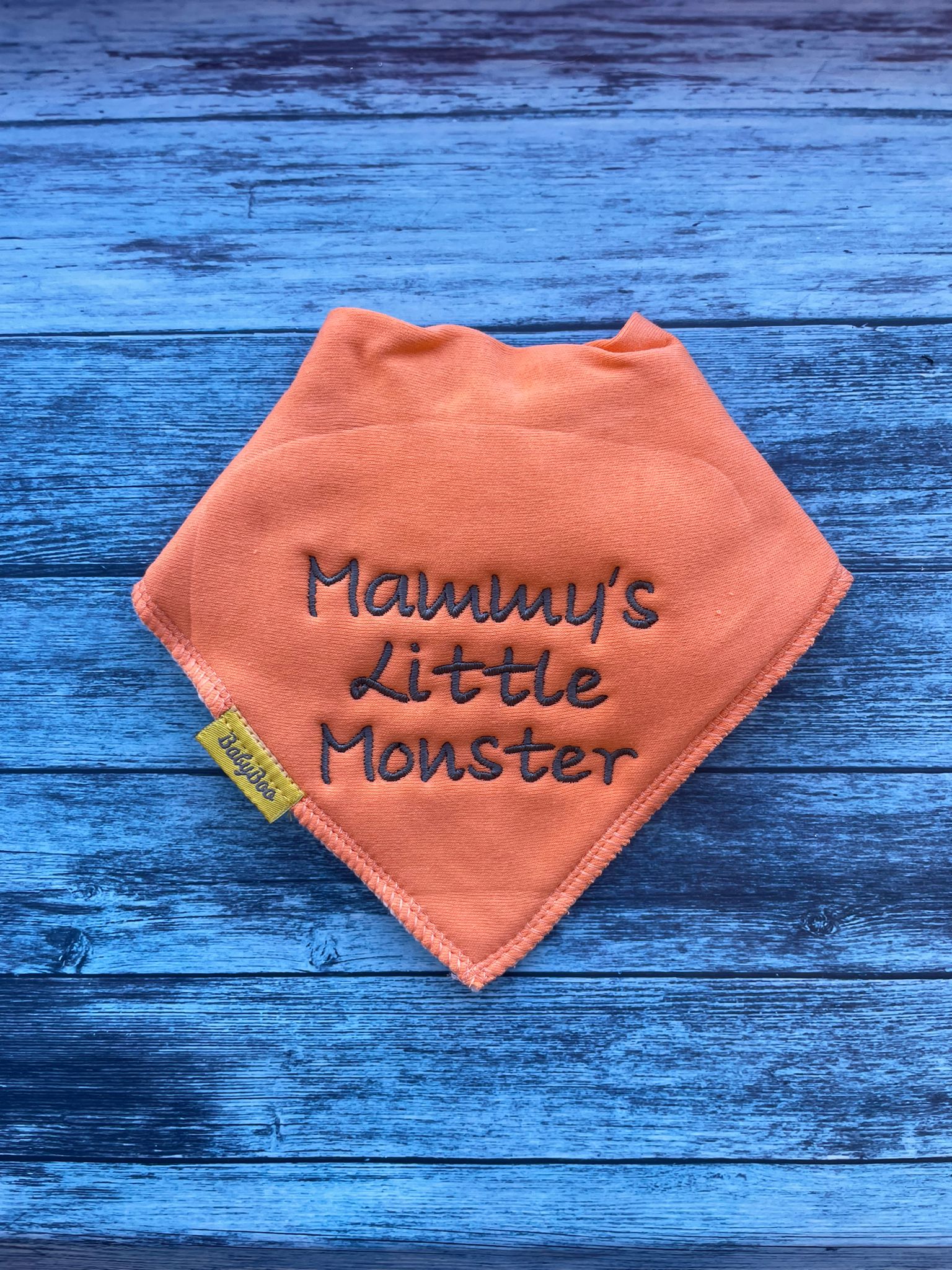 Little Monster organic cotton DribbleBoo bandana bib
