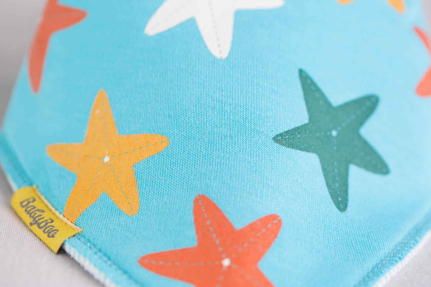Starfishing Organic Cotton DribbleBoo bandana bib
