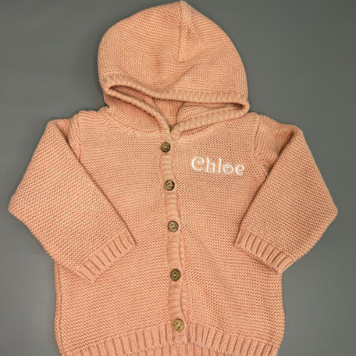 Blush organic cotton hoodie