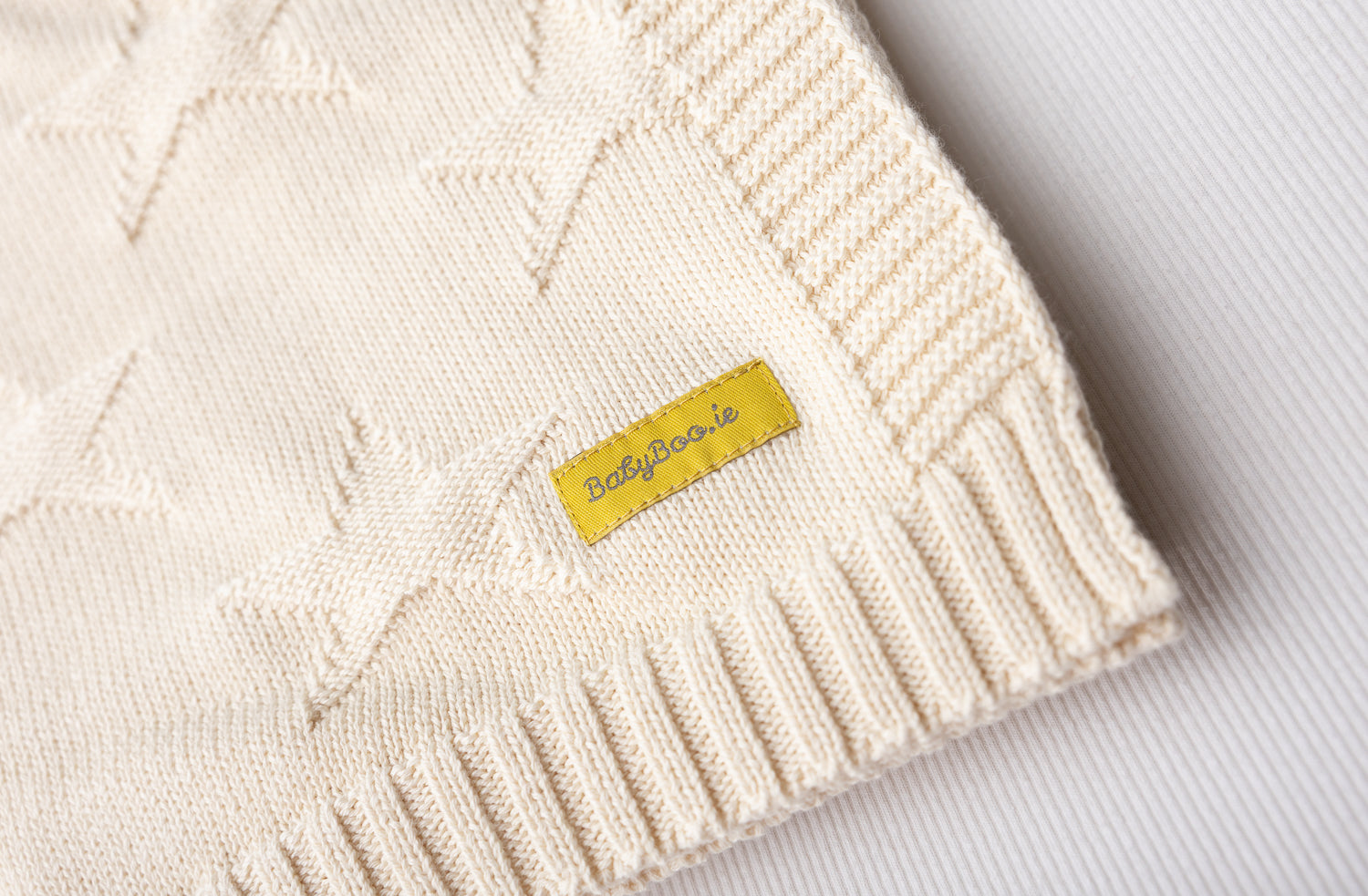 Our little star cream organic cotton BlankieBoo