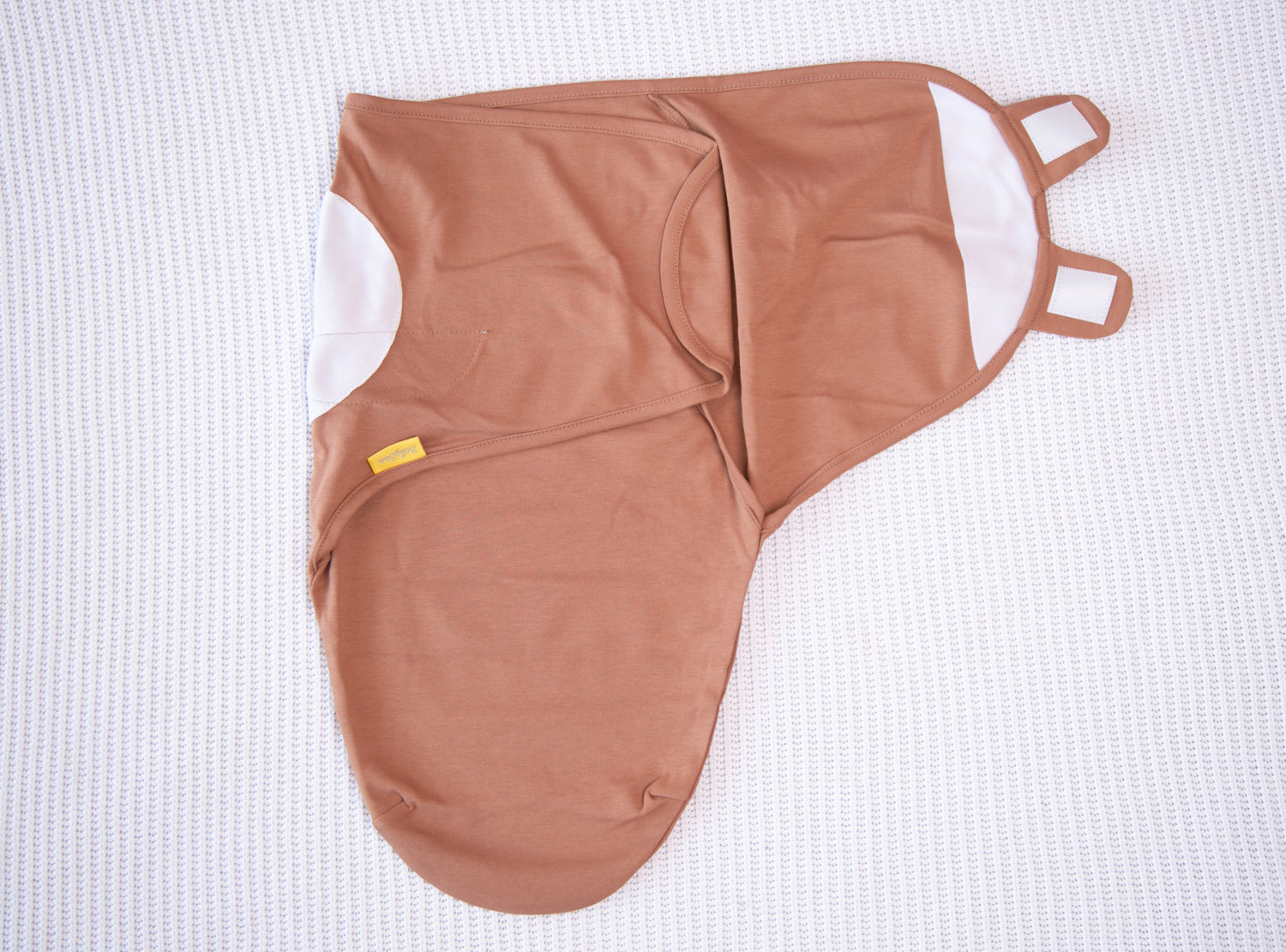 Personalised Mocha organic cotton SwaddleBoo