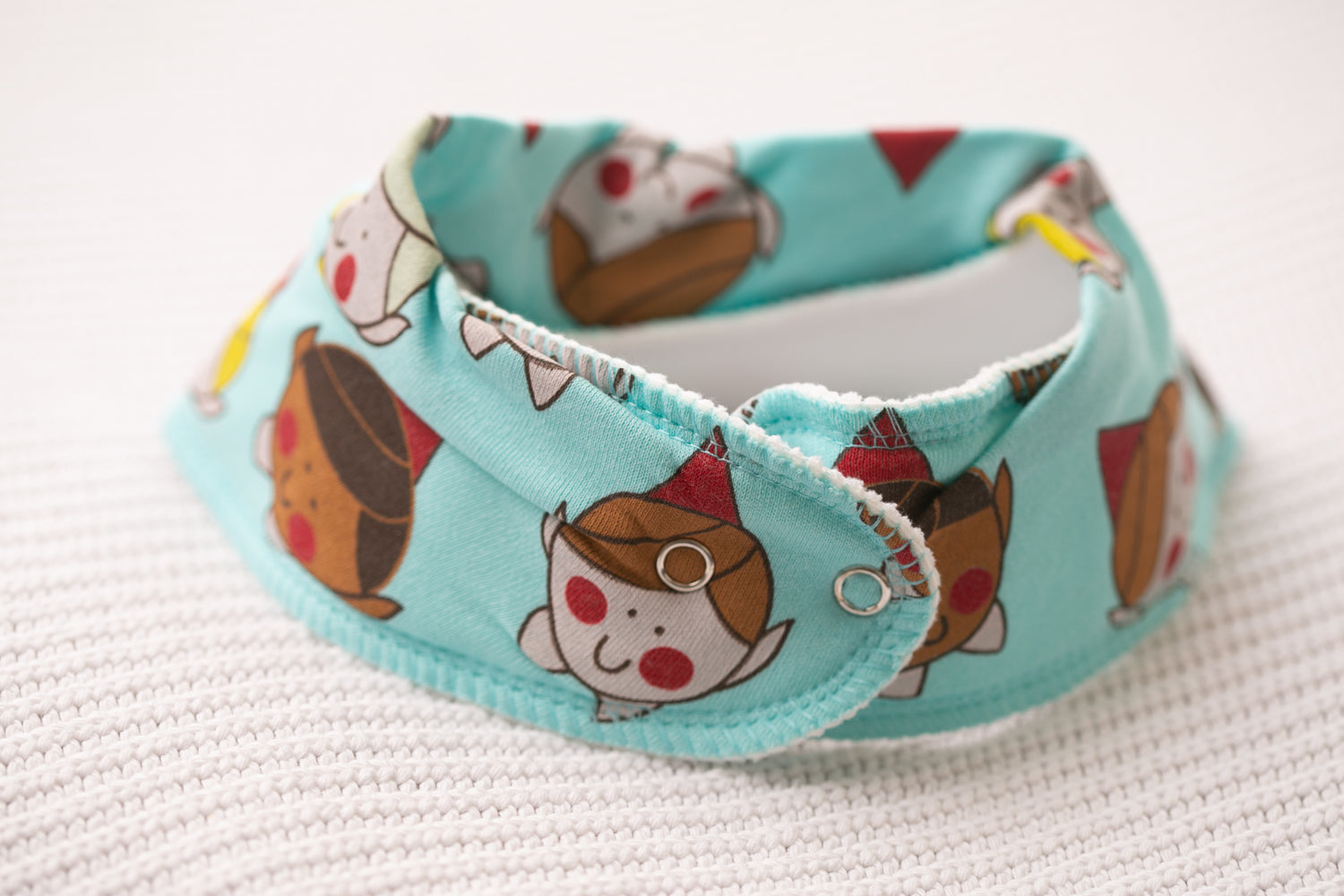 Cutest elves organic cotton DribbleBoo bandana bib