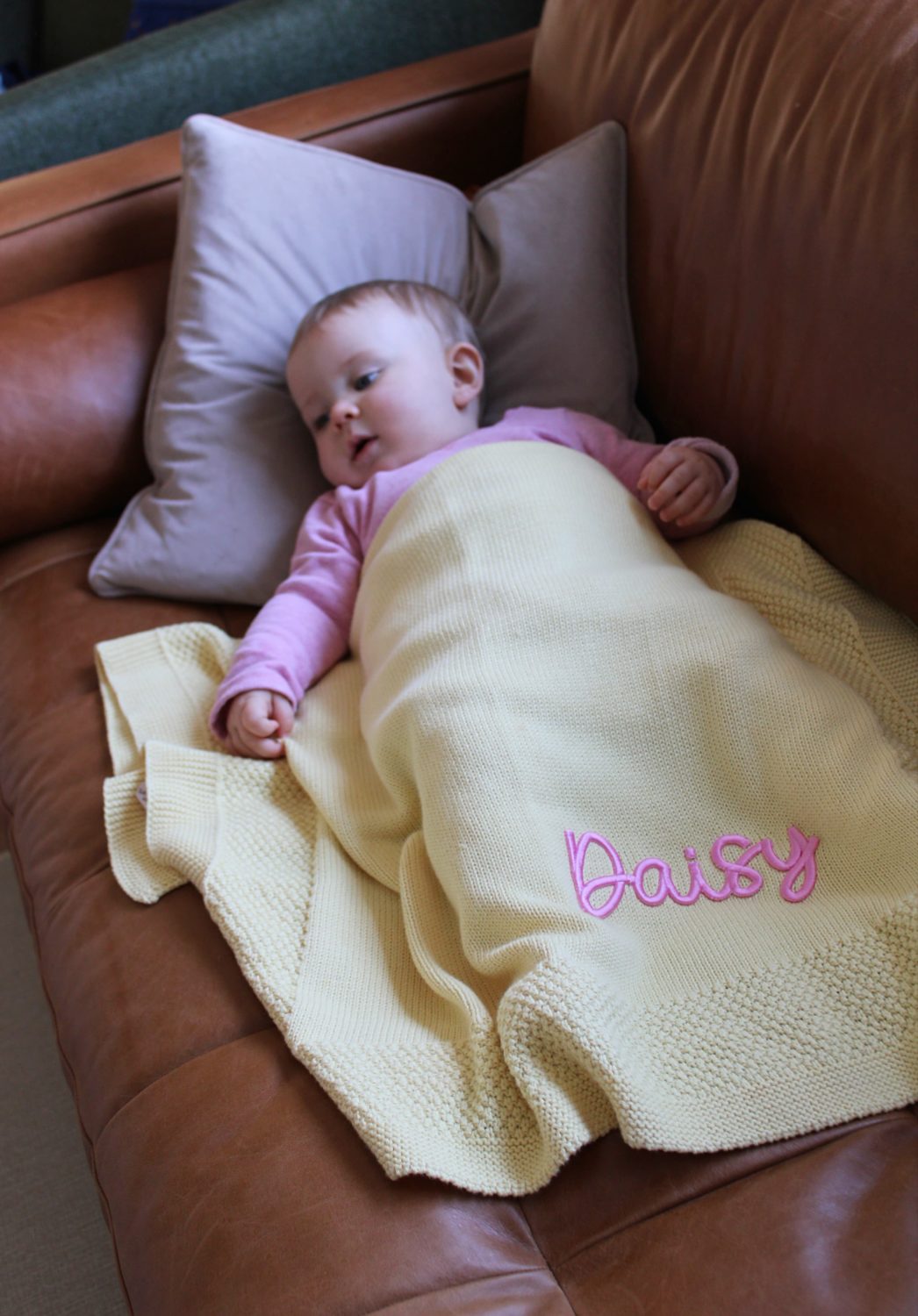 3D Puff Personalised Organic Cotton BlankieBoo baby blanket