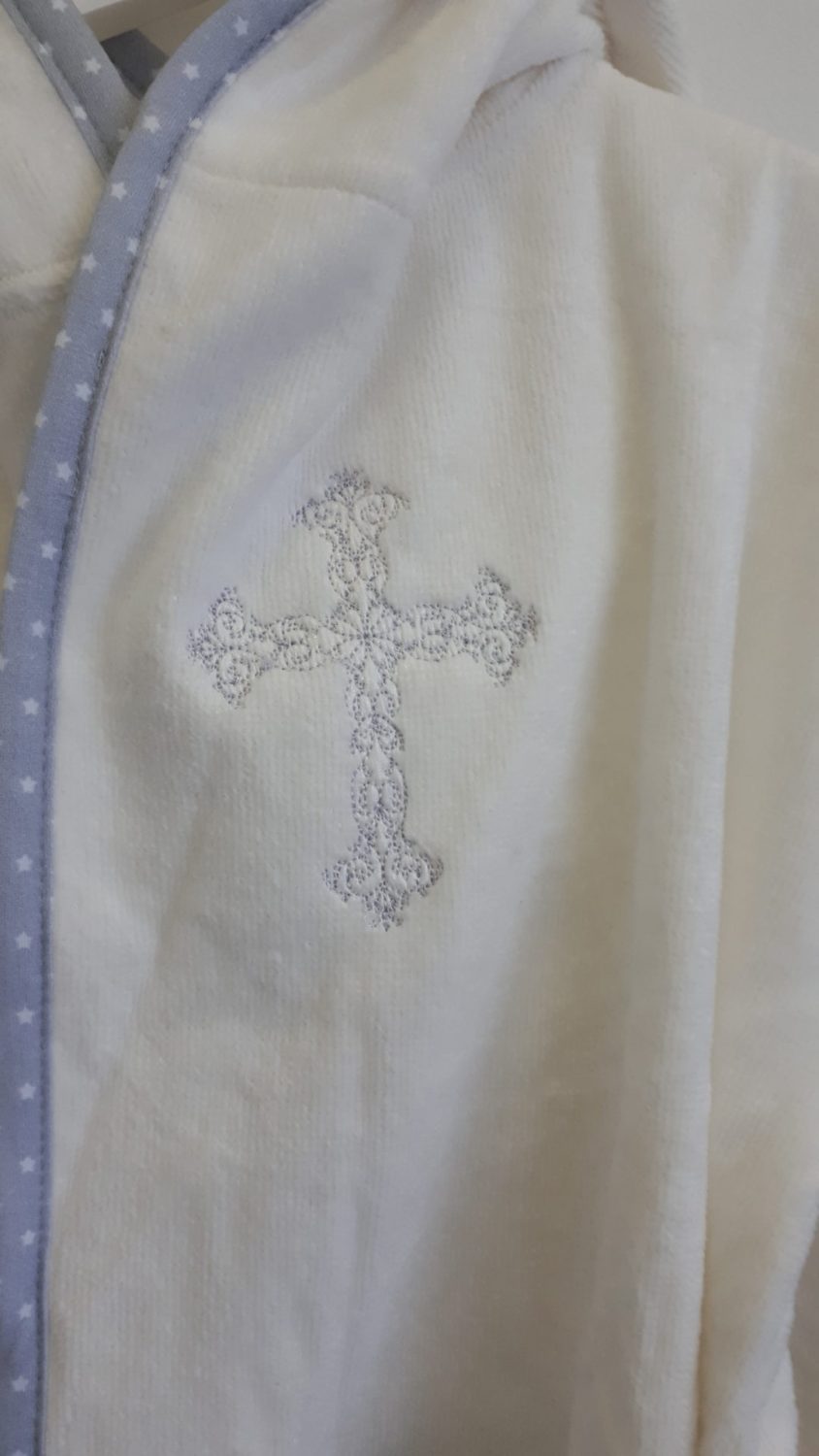 Christening organic cotton CozyBoo robe
