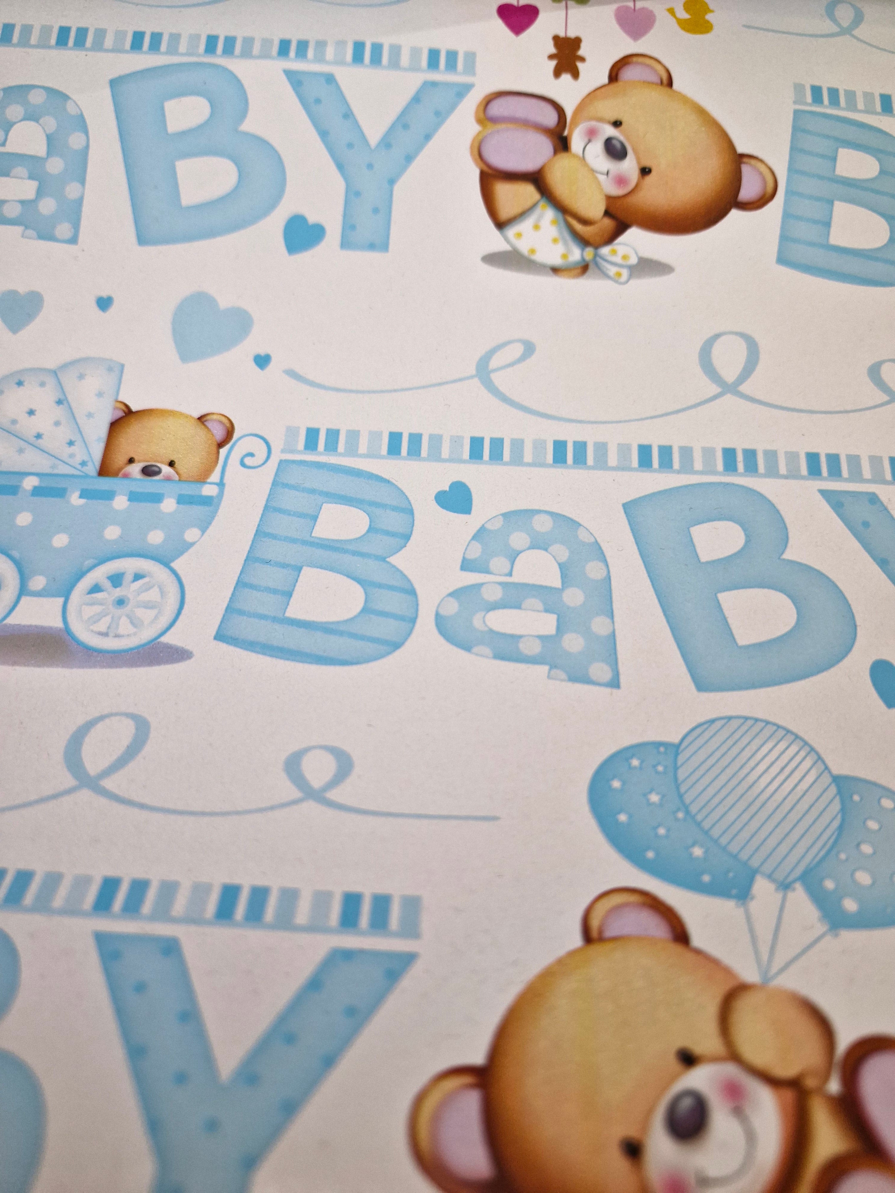 Baby Boy Gift Wrap (Blue)