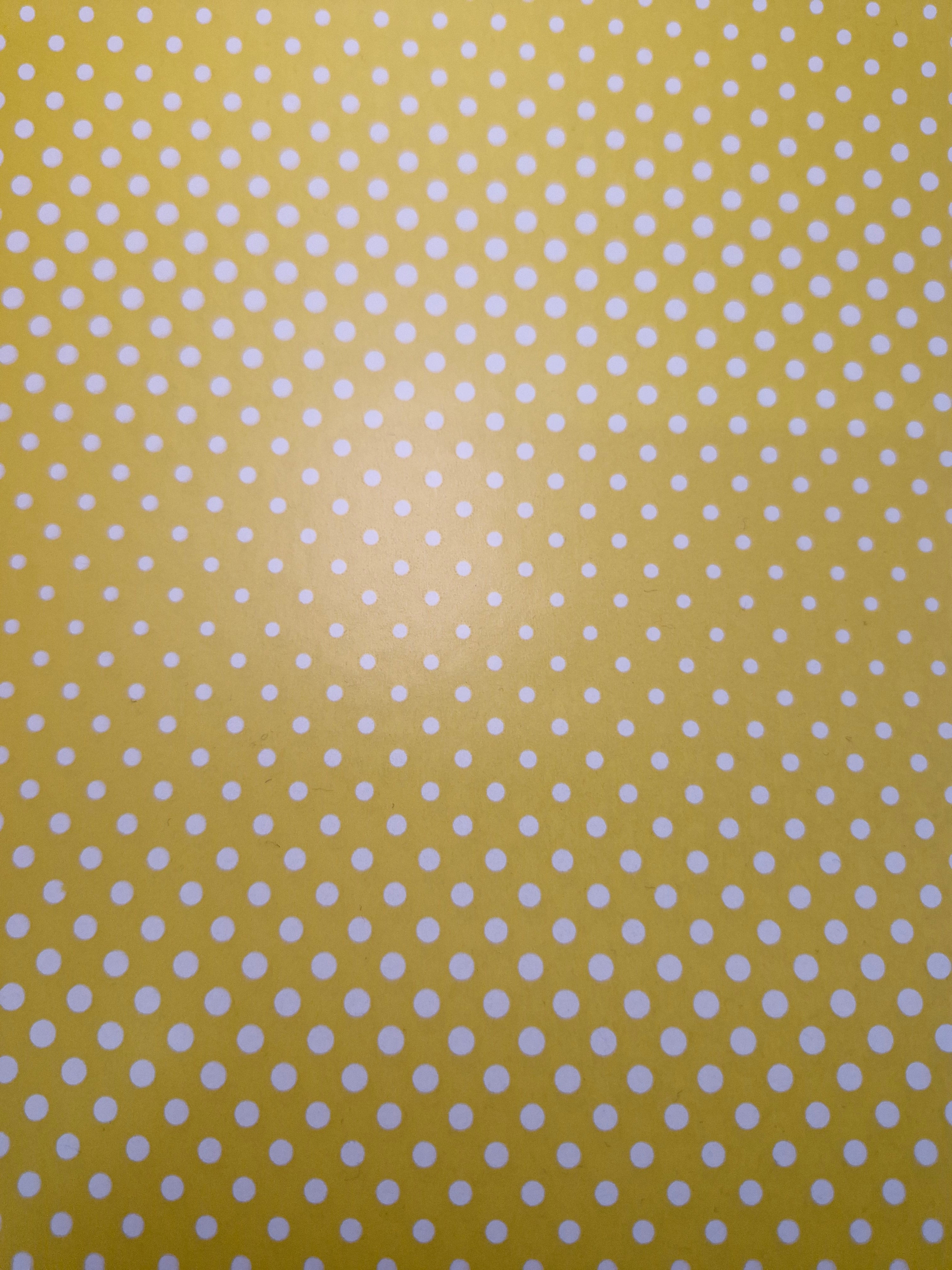 Yellow Polka gift wrap