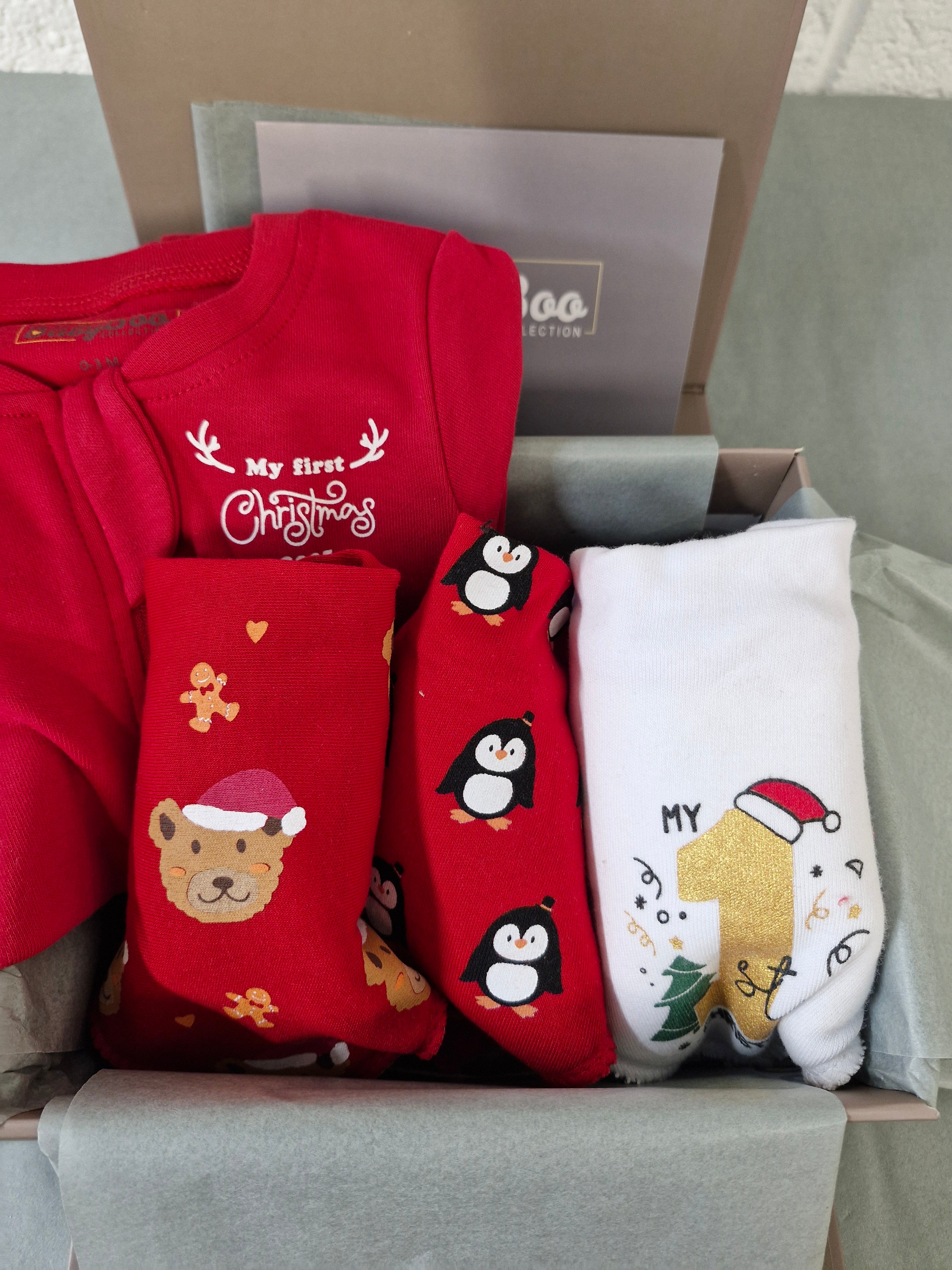 Christmas Zippy and bibs Luxury Gift Box