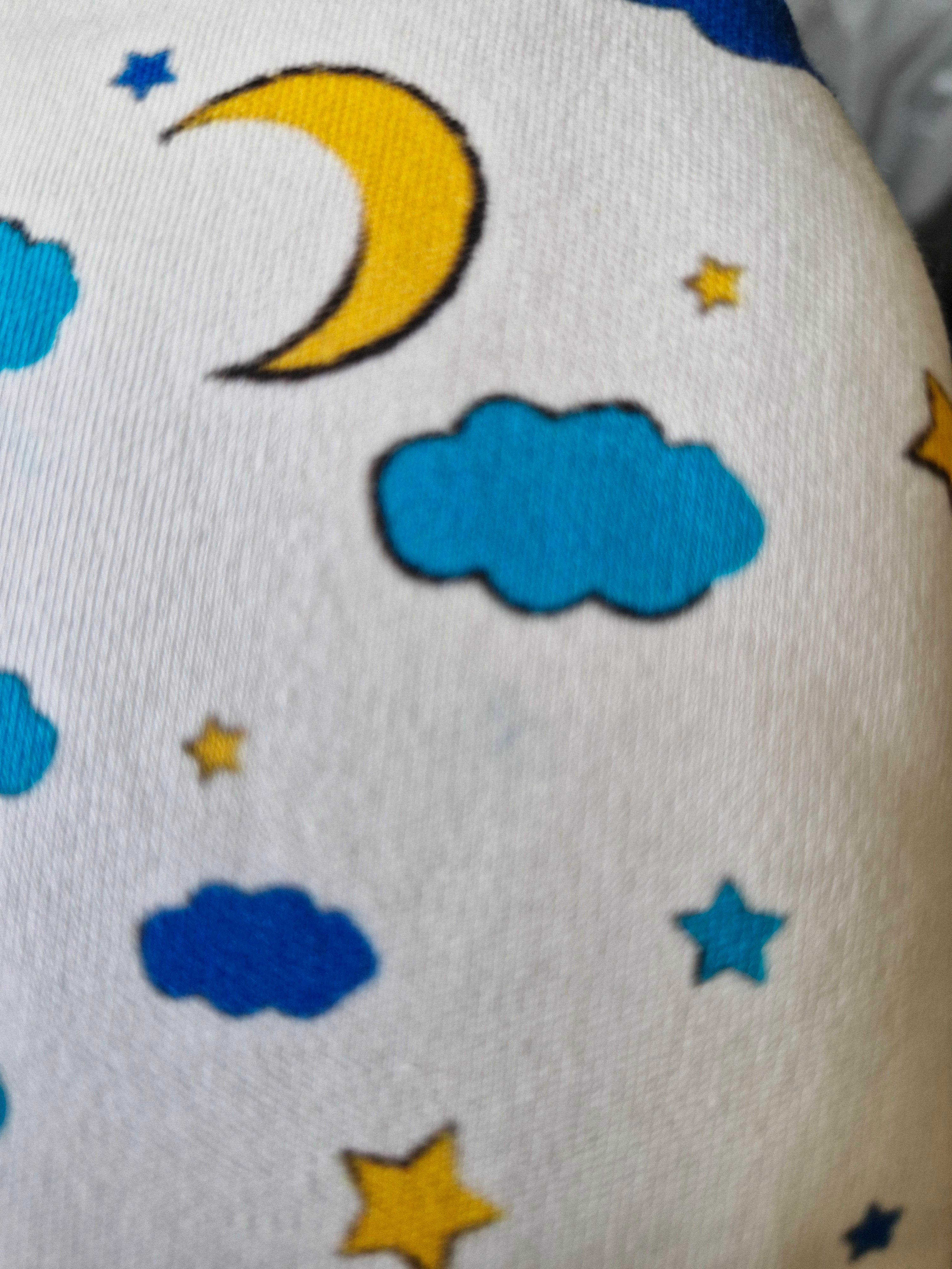 Imperfect - Moon & Stars organic cotton SnuggleBoo sleepsuit (2.5 tog)
