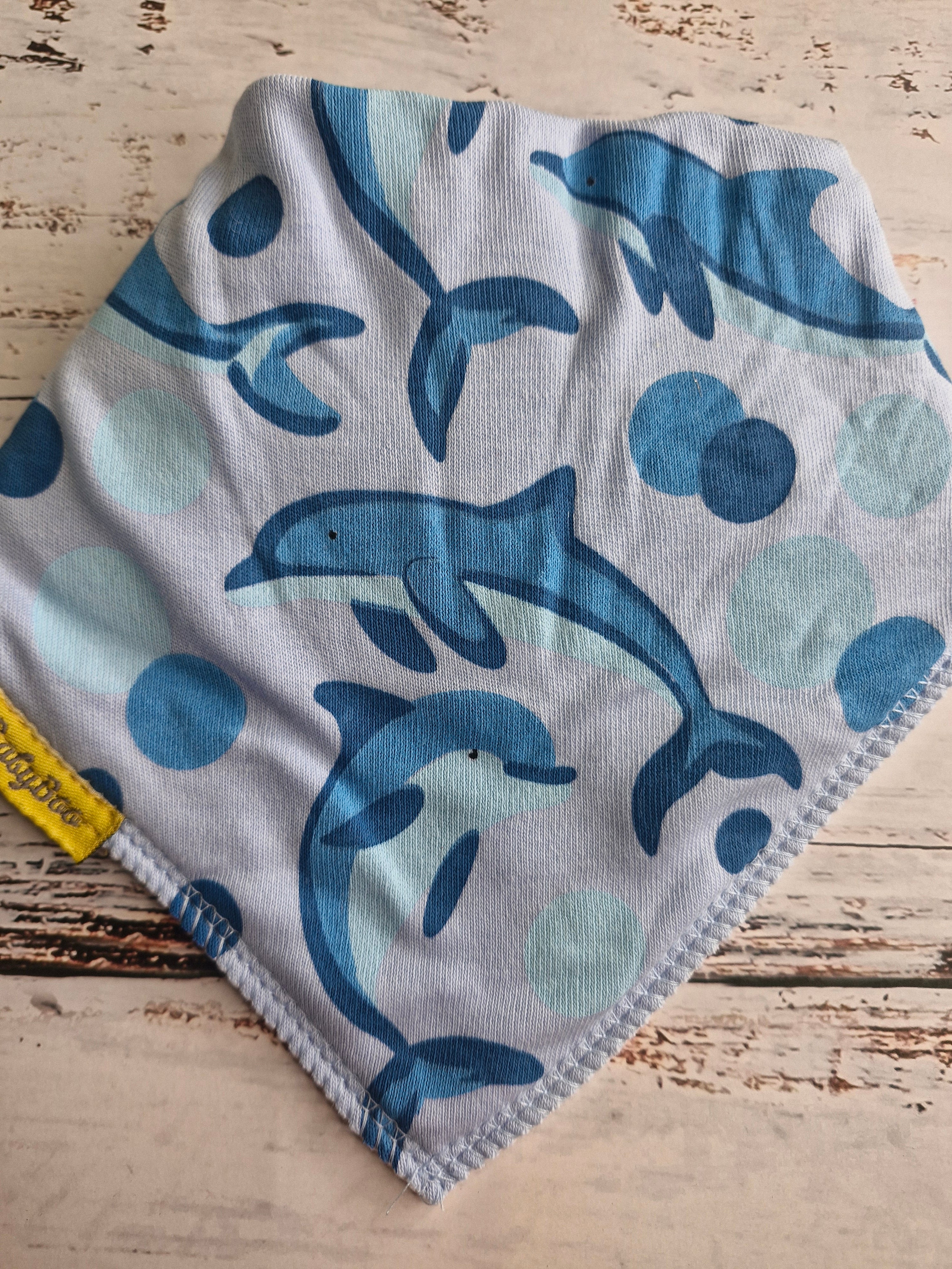 Flippin' Cute organic cotton DribbleBoo bandana bib