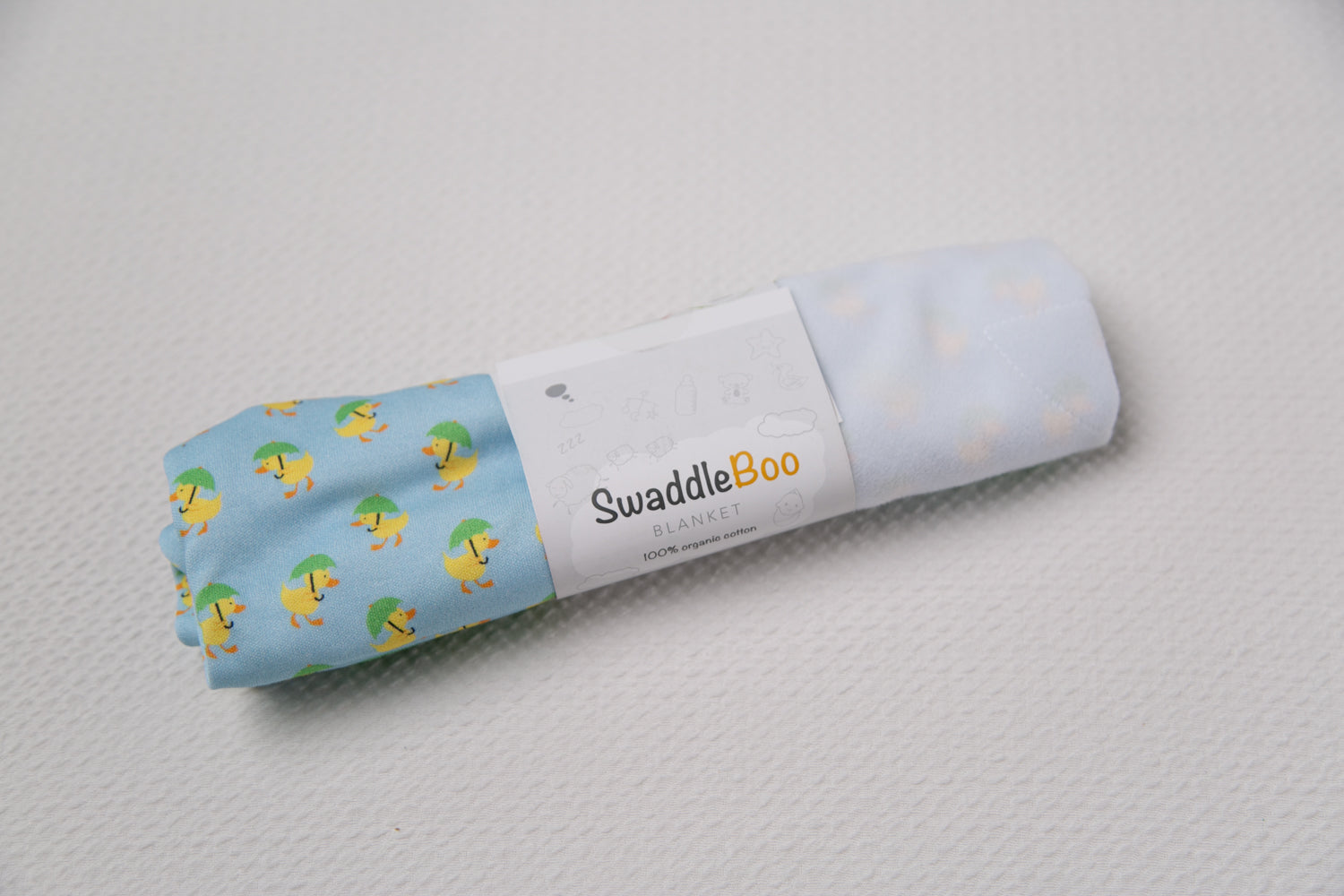 Duckies organic cotton SwaddleBoo