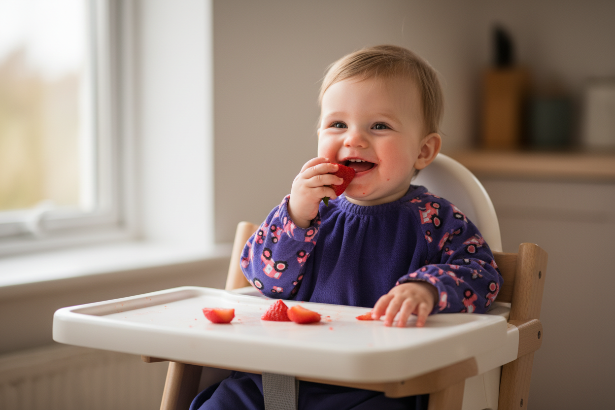 Purple Tessie tractors YummyBoo feeding bib