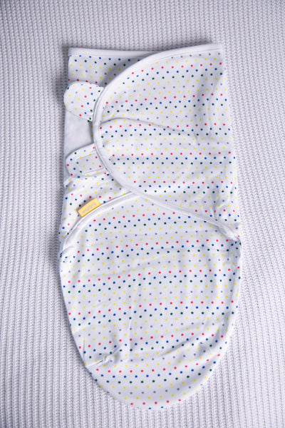 Rainbow Stars organic cotton SwaddleBoo
