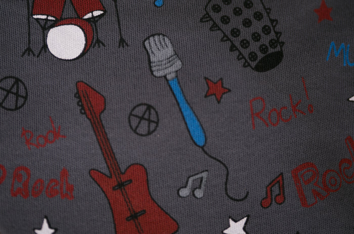 Rockstar organic cotton DribbleBoo bandana bib