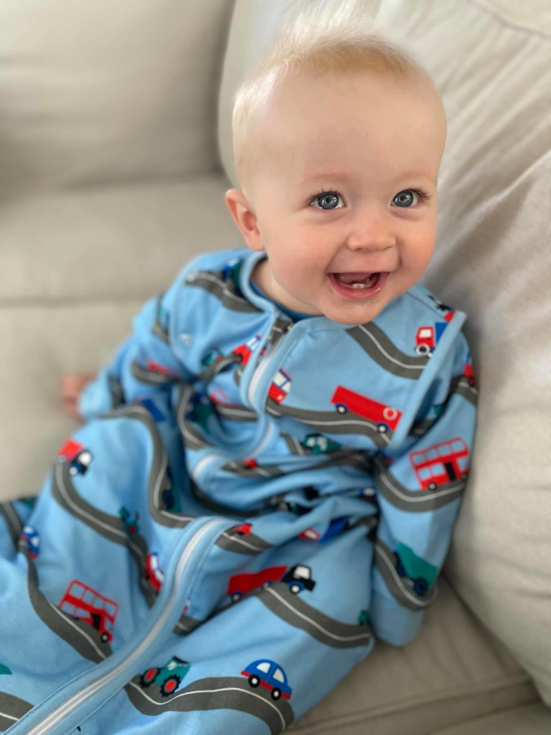 On the road organic cotton SnuggleBoo sleeping bag (2.5 tog)