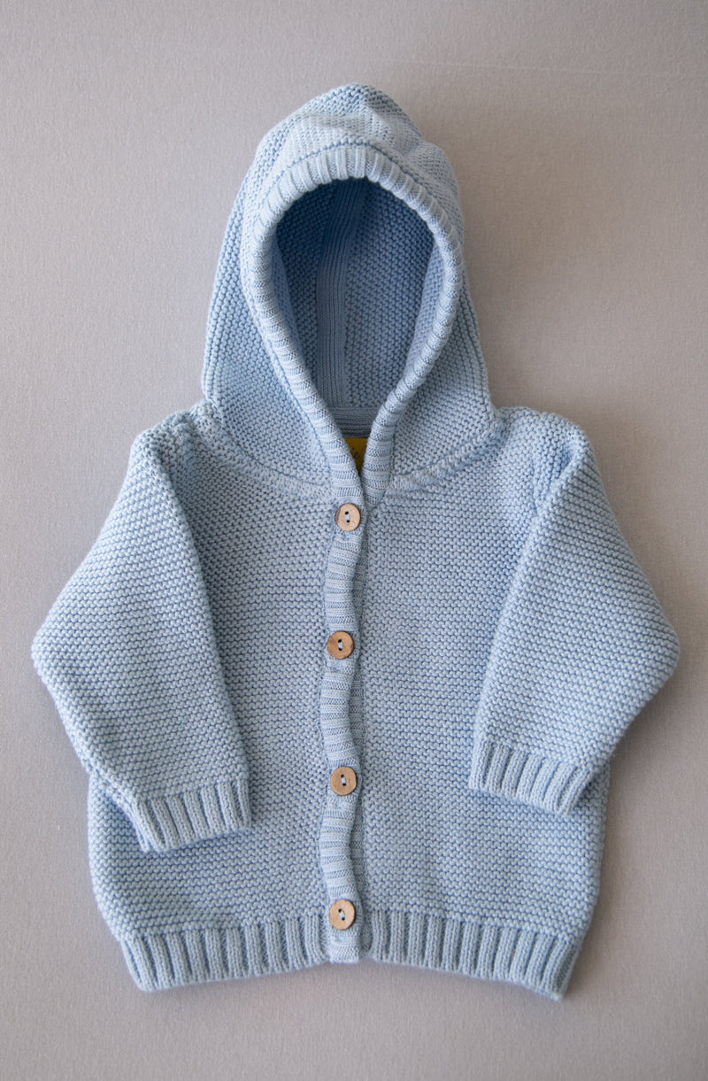 Cute Bunny Organic Cotton Hoodie Cardigan