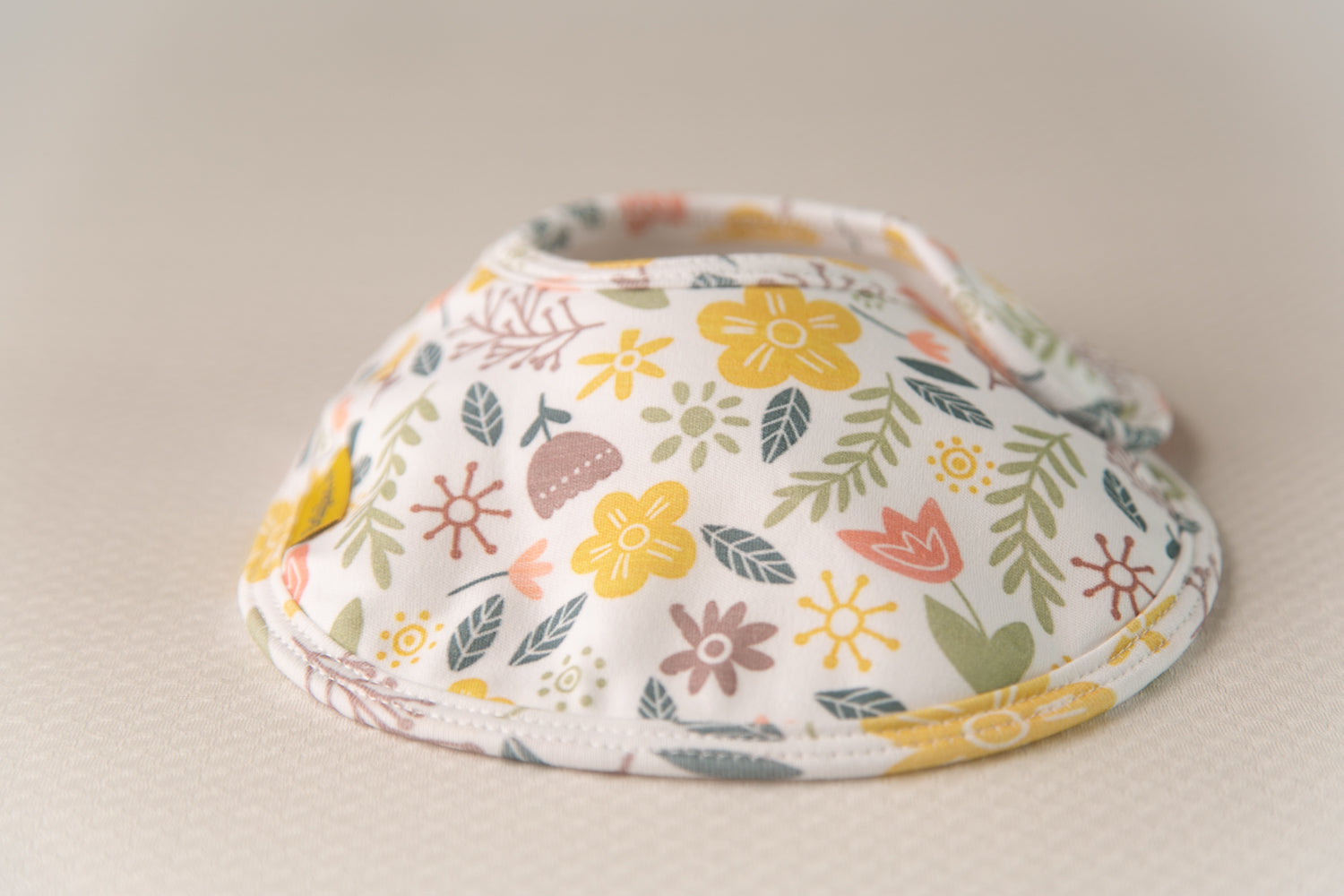 Retro Floral organic cotton LittleBoo baby bib