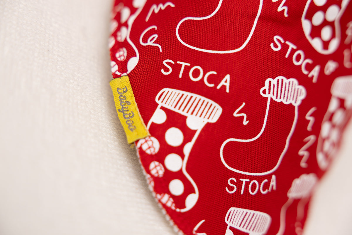 Stoca organic cotton DribbleBoo bandana bib