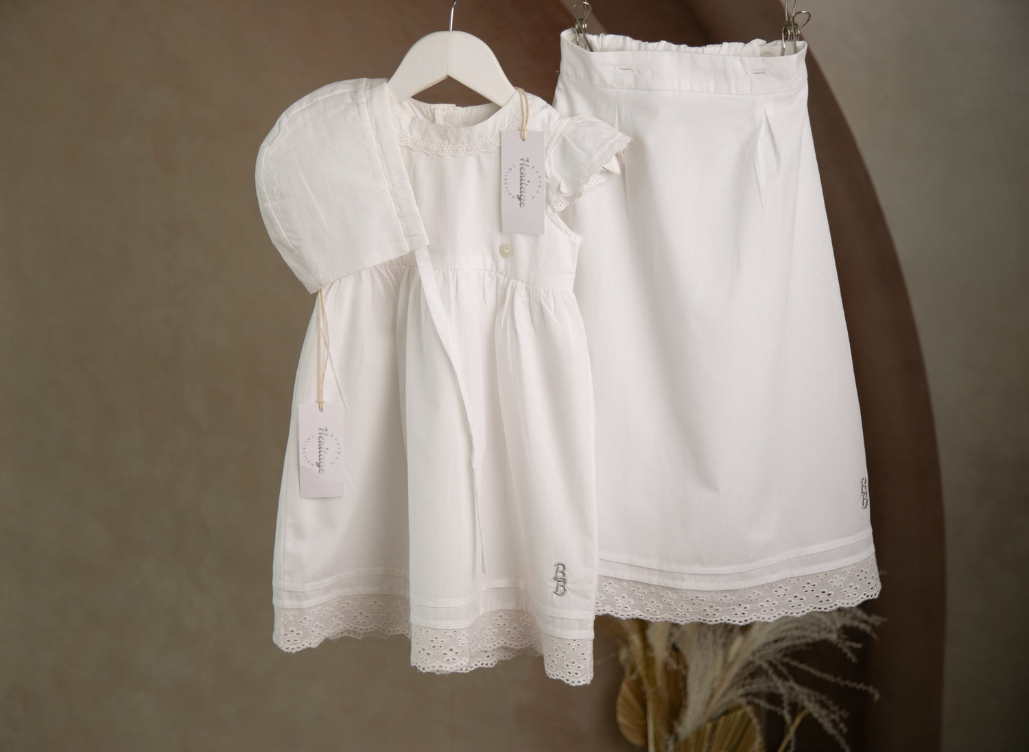 Classic style dress with detachable full length skirt (Clodagh)