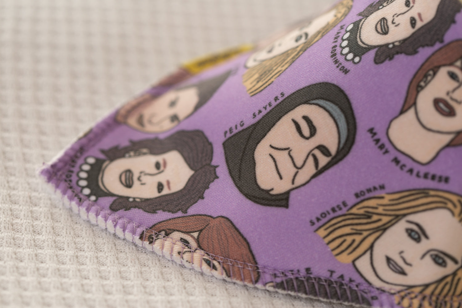 Irish female icons organic cotton DribbleBoo bandana bib