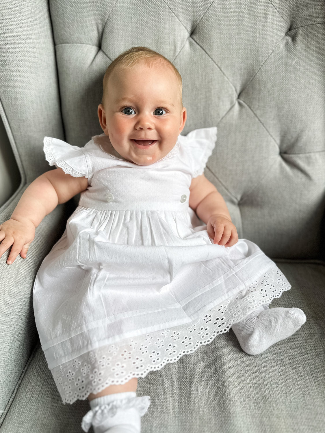 Classic style dress with detachable full length skirt (Clodagh)