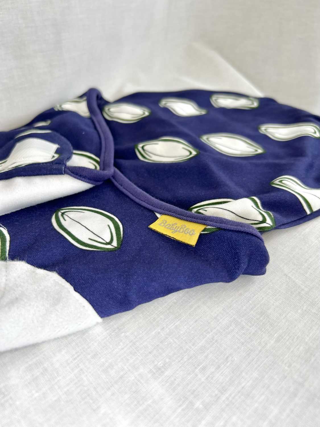 Navy Rugby organic cotton SwaddleBoo