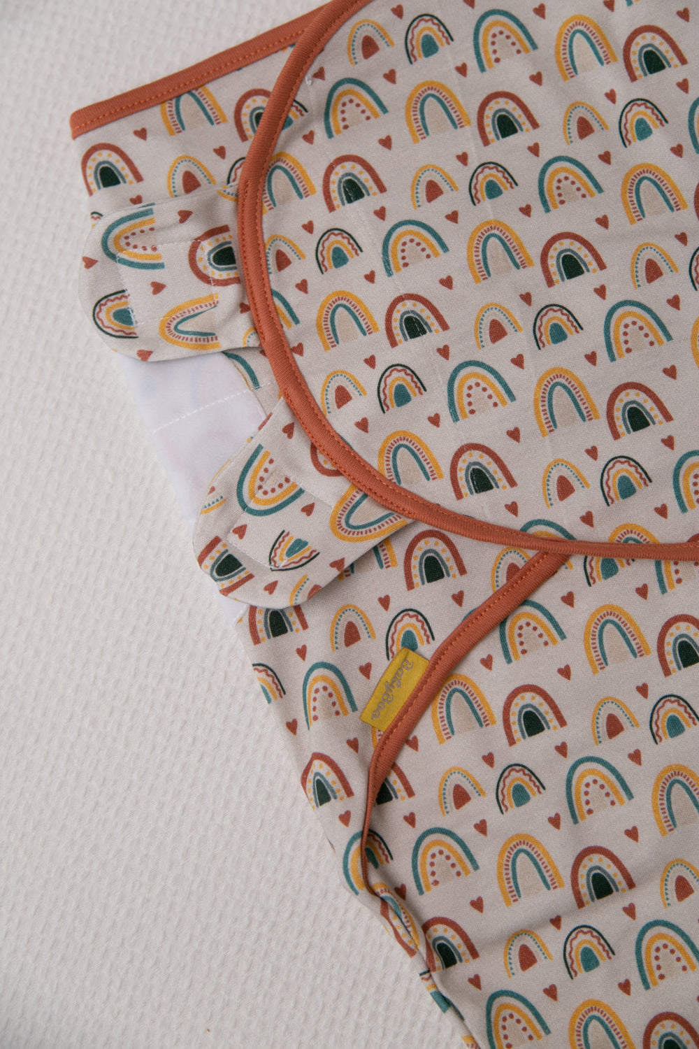 Boho Rainbows organic cotton SwaddleBoo